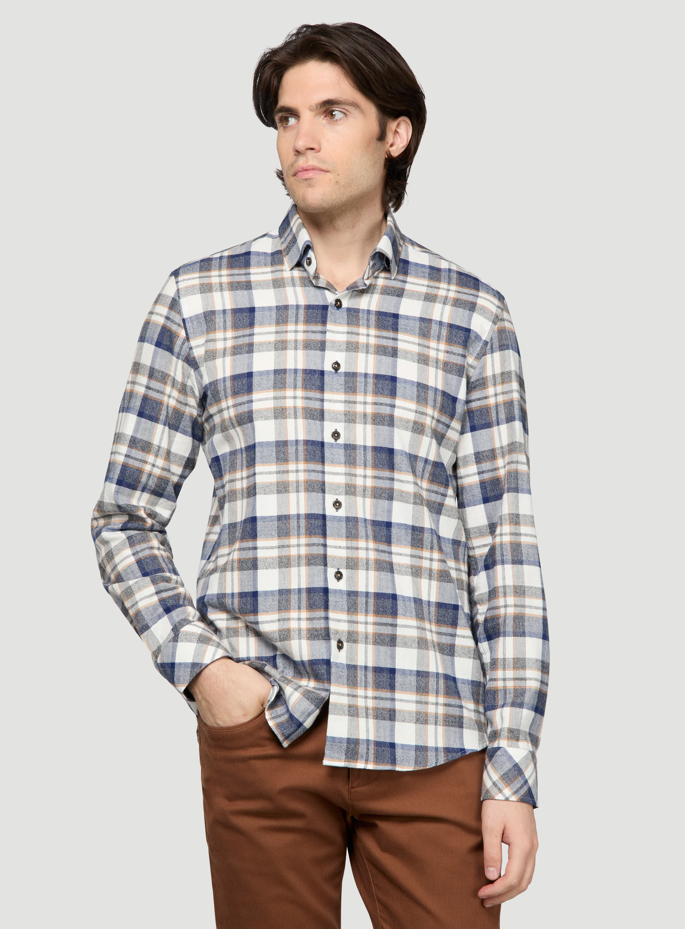 Chemise en flanelle à carreaux