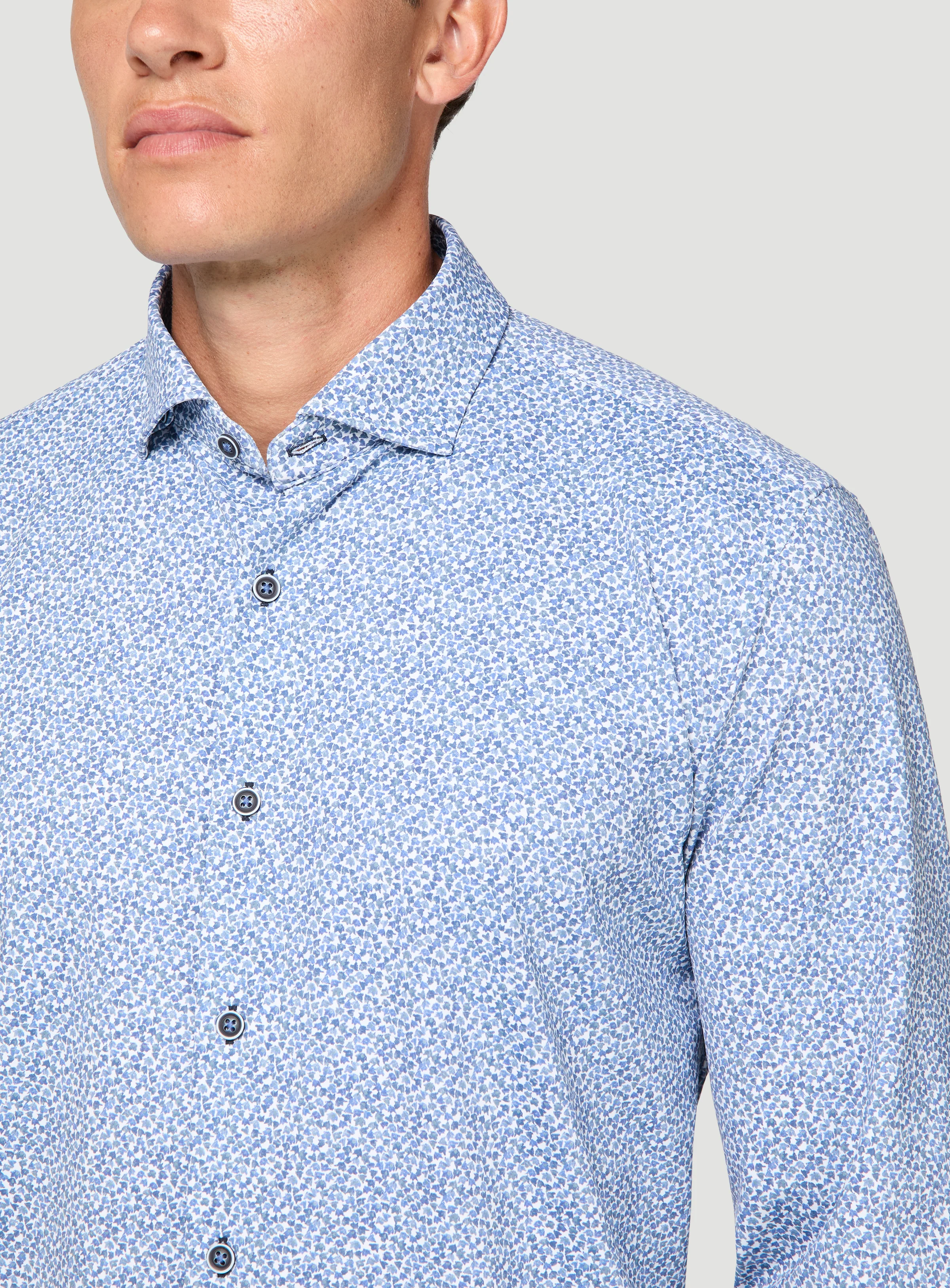 Chemise à motif de feuilles - Image 2