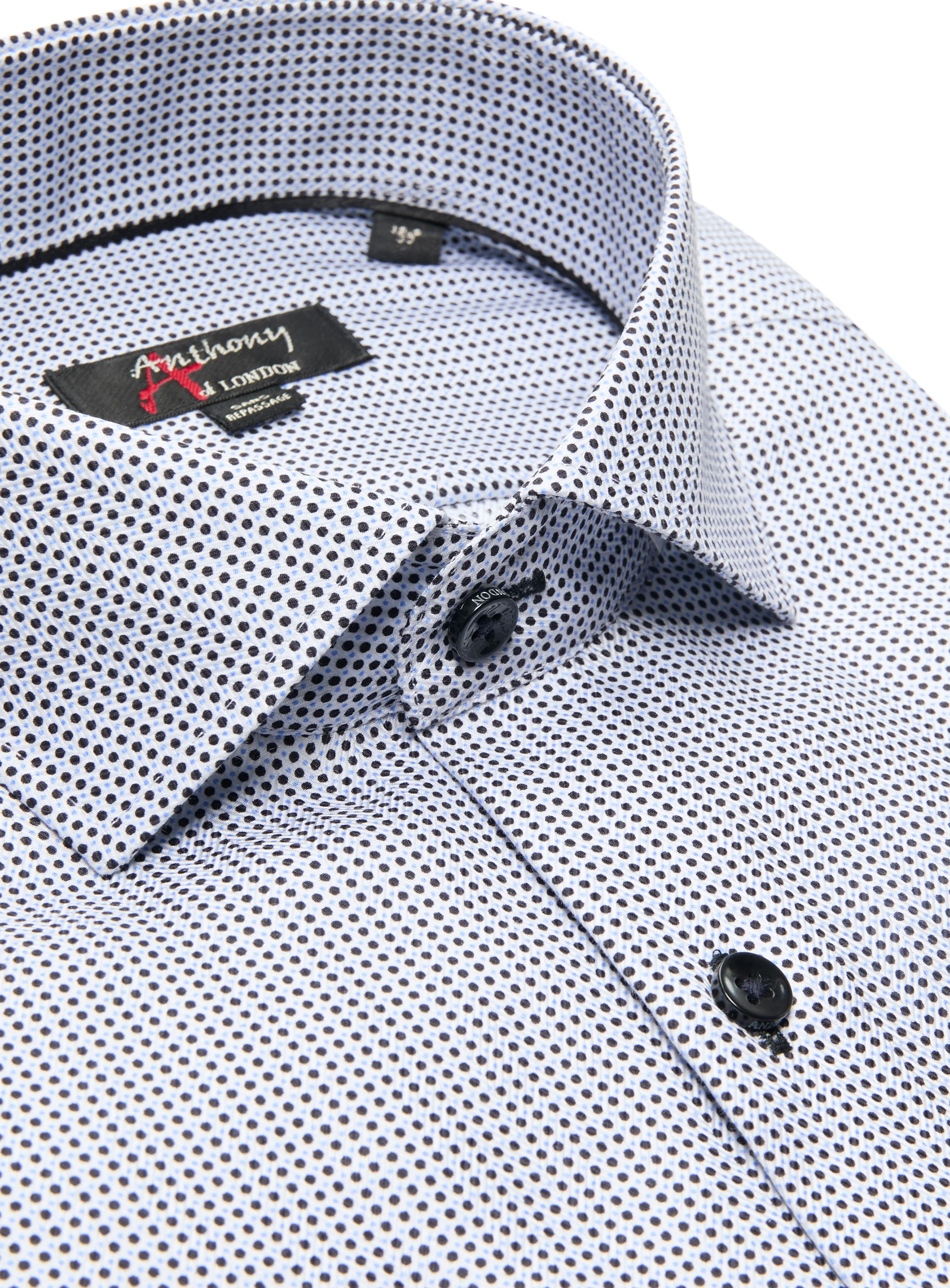 Chemise sans repassage à motif de points - Image 2