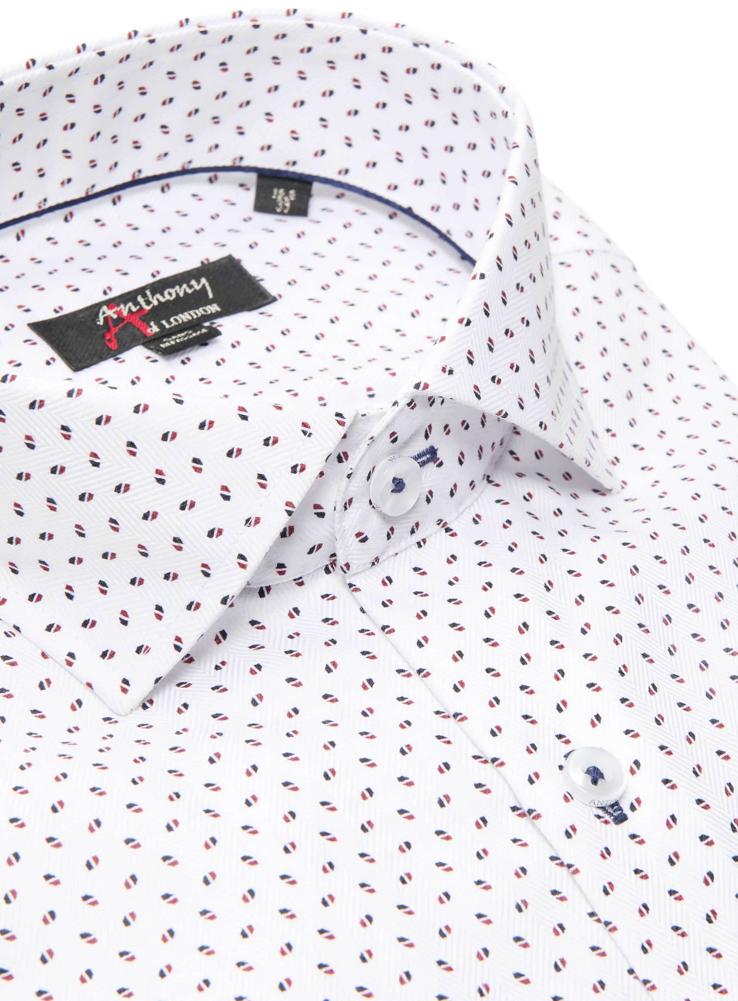Chemise sans repassage à motif de vecteurs - Image 2