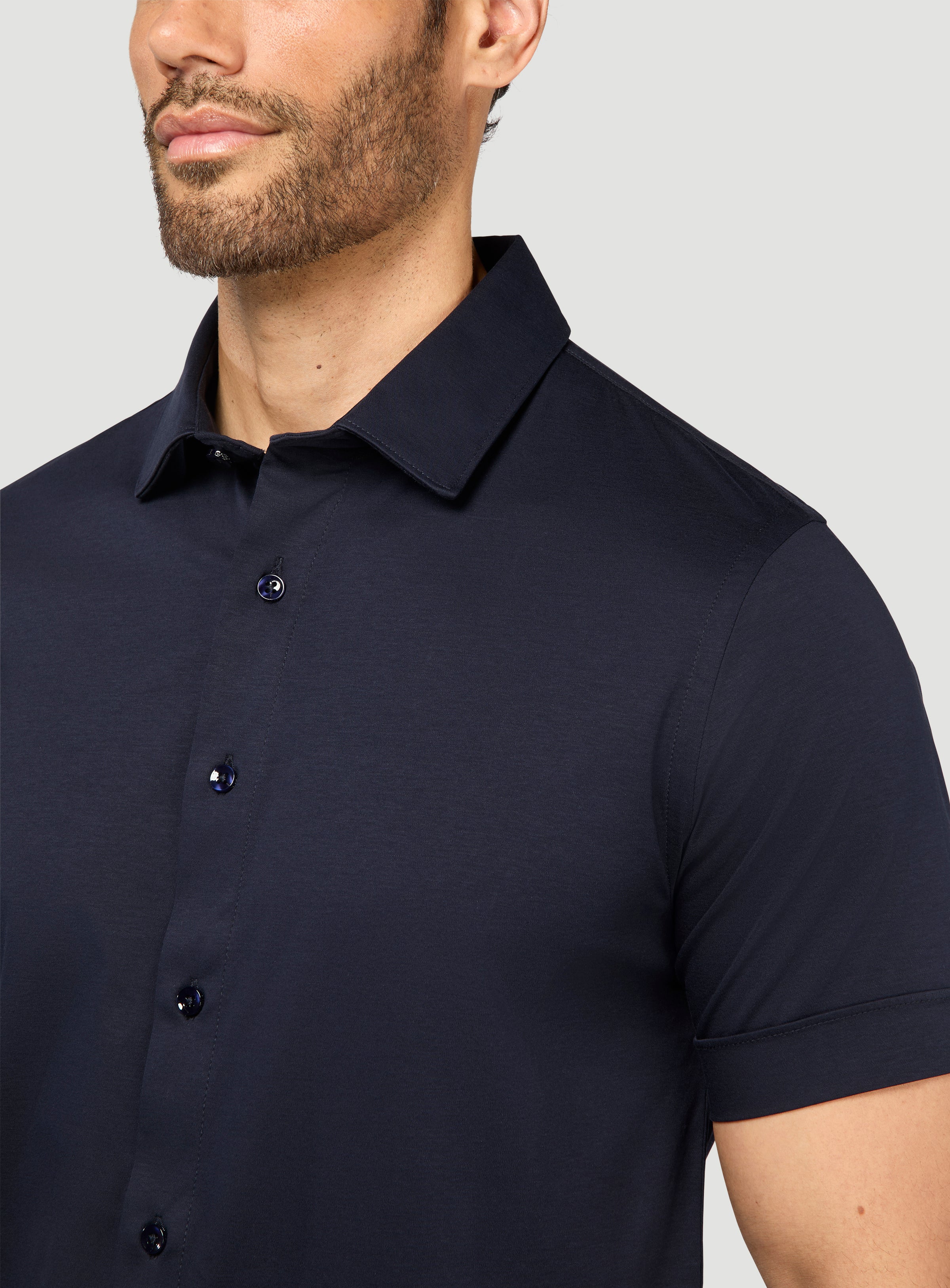 Chemise à manches courtes en jersey - Image 4