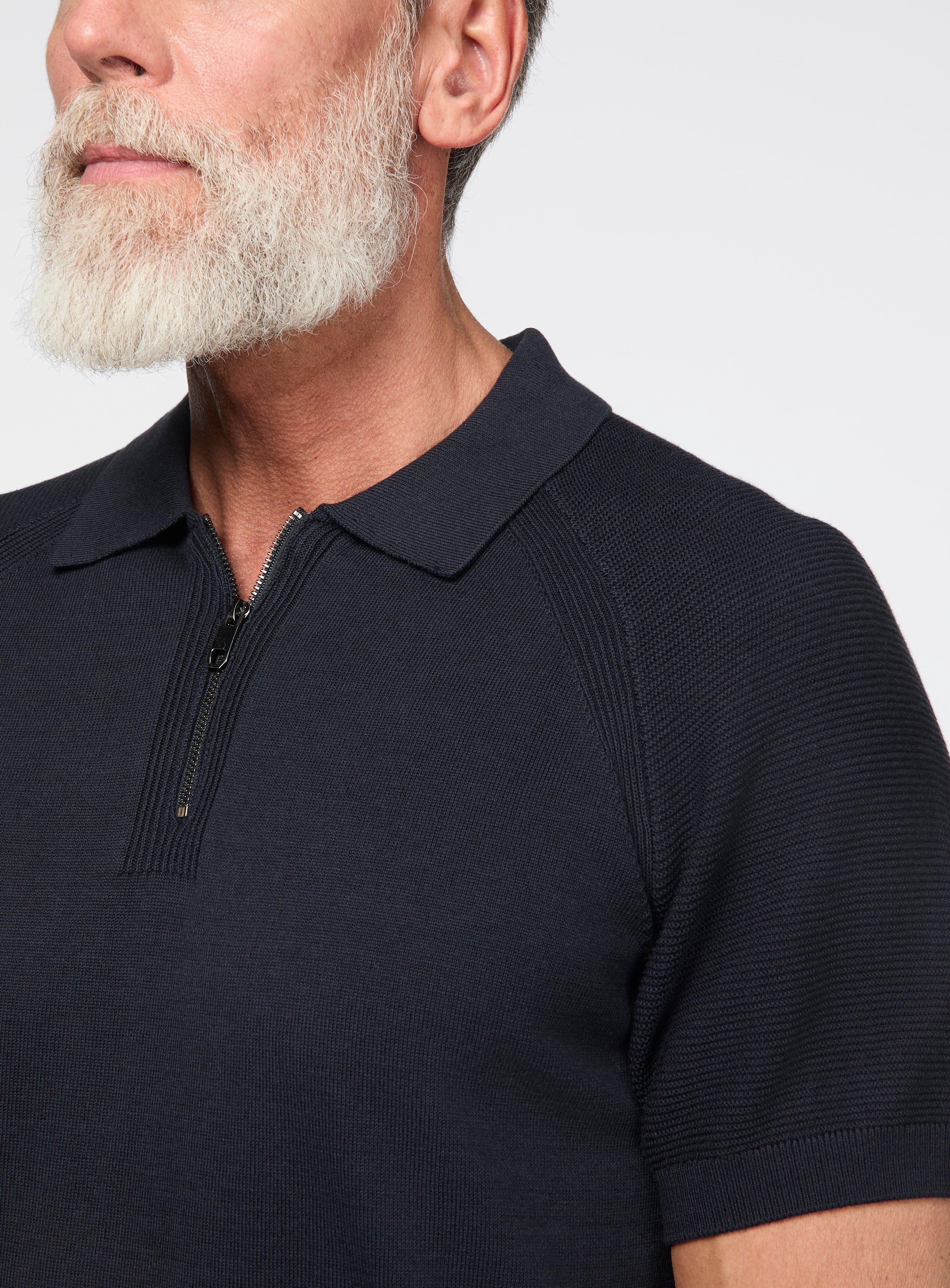 Polo en jacquard texturé - Image 2