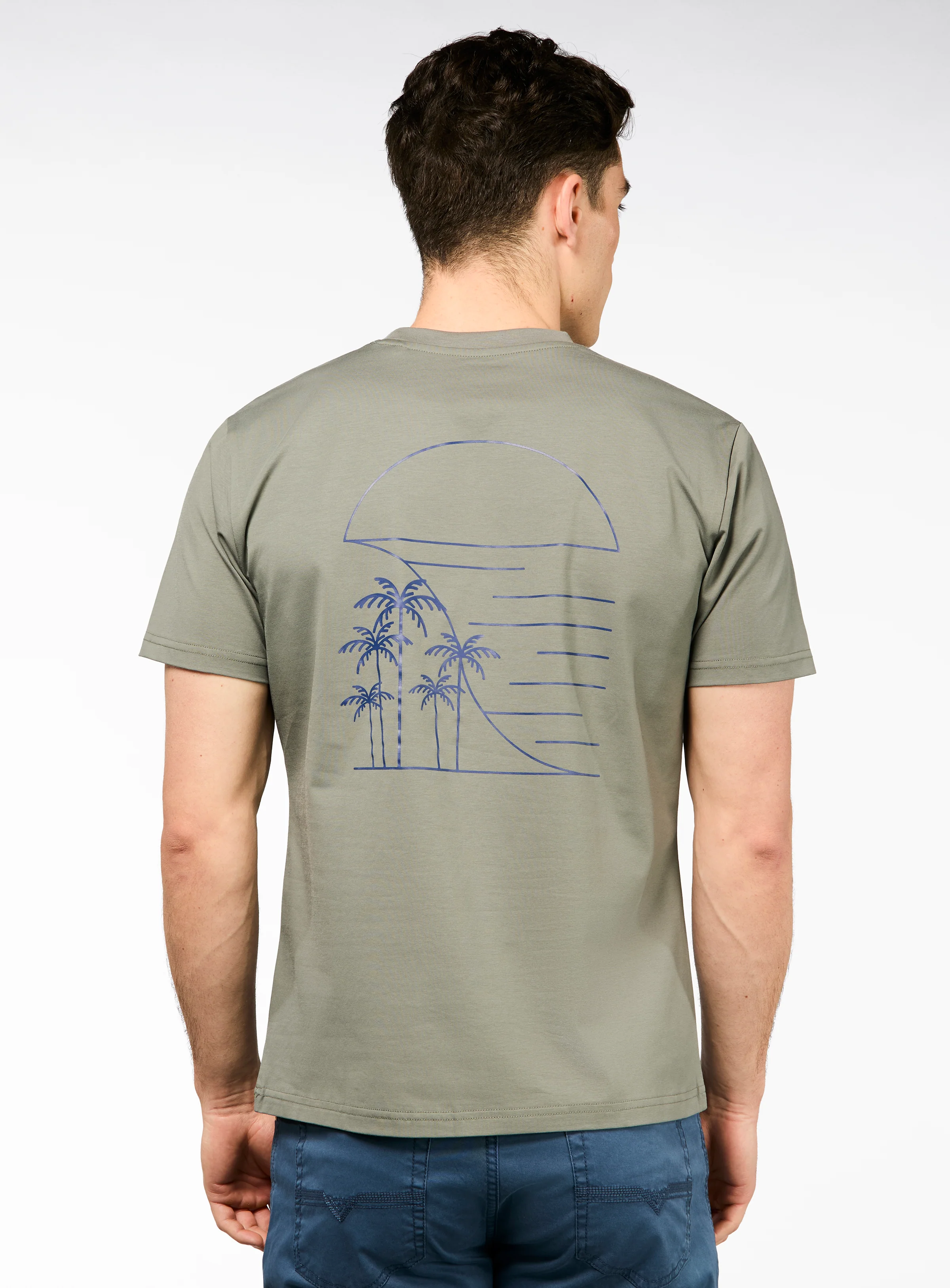 T-shirt à imprimé palmiers tropicaux - Image 2