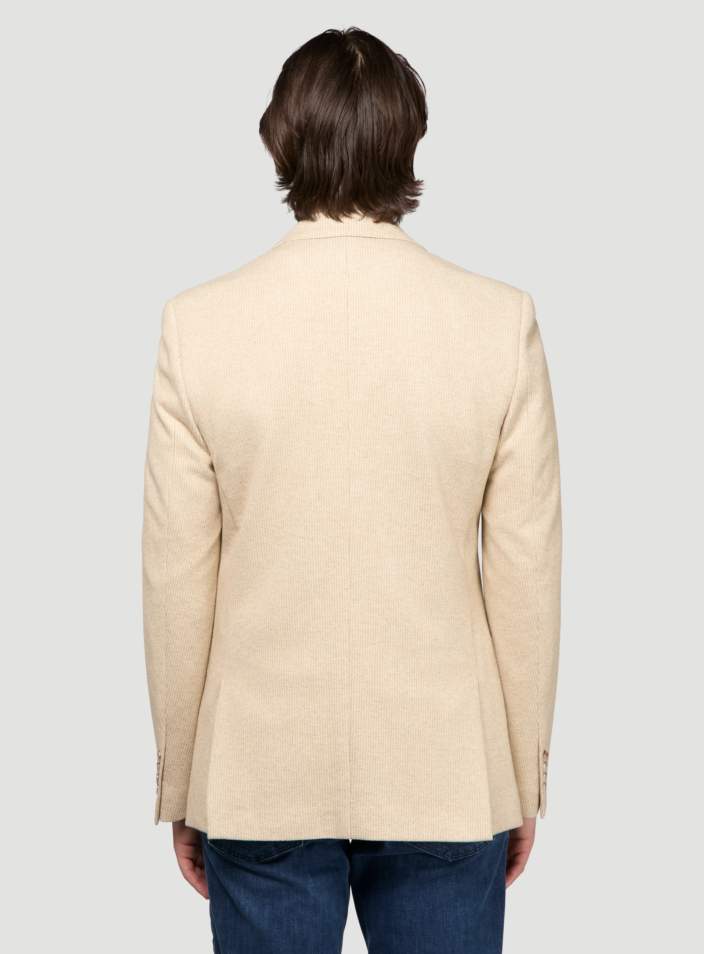 Veston beige à effet brossé - Image 3