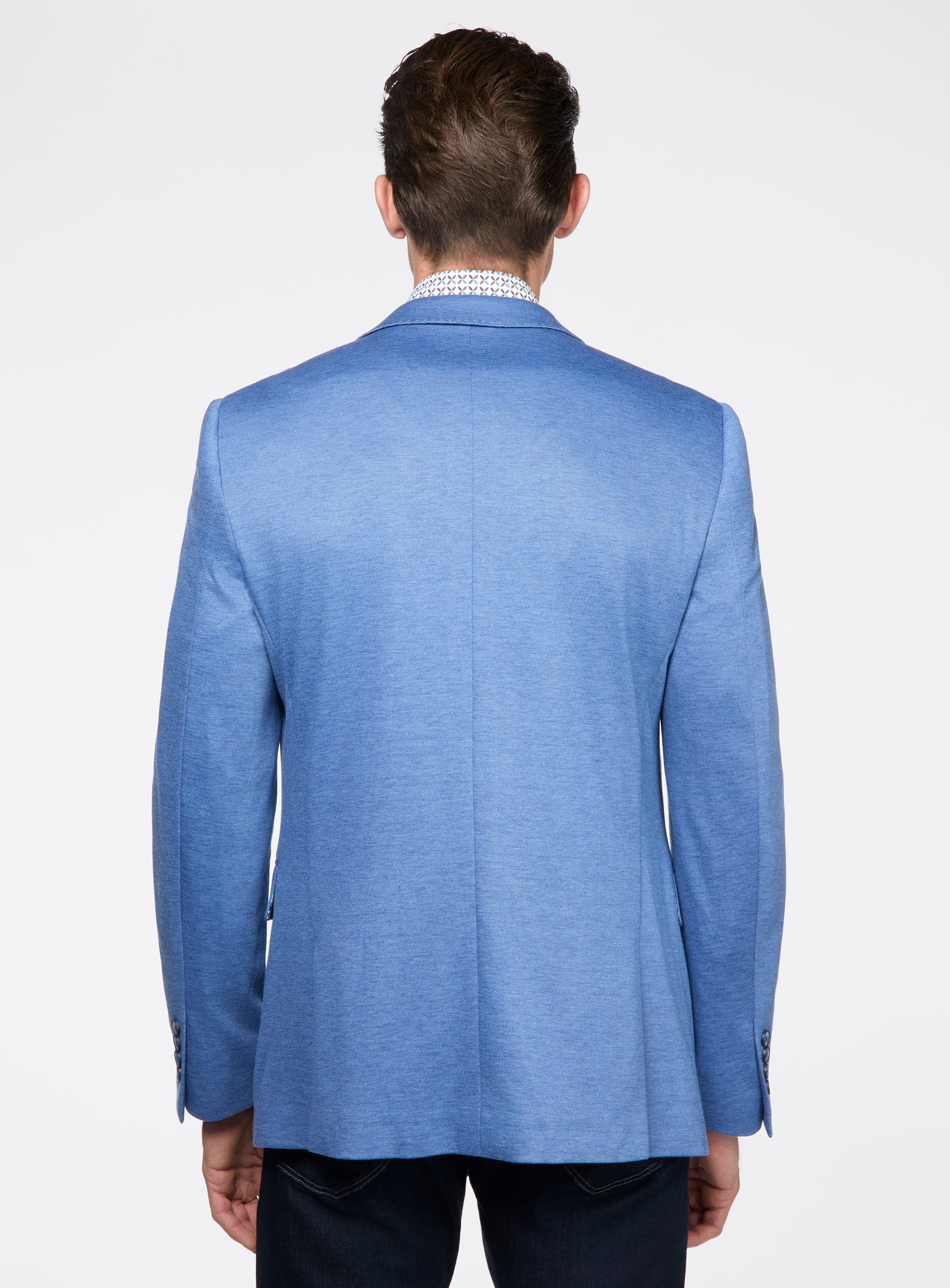 Veston en tricot bleu - Image 3