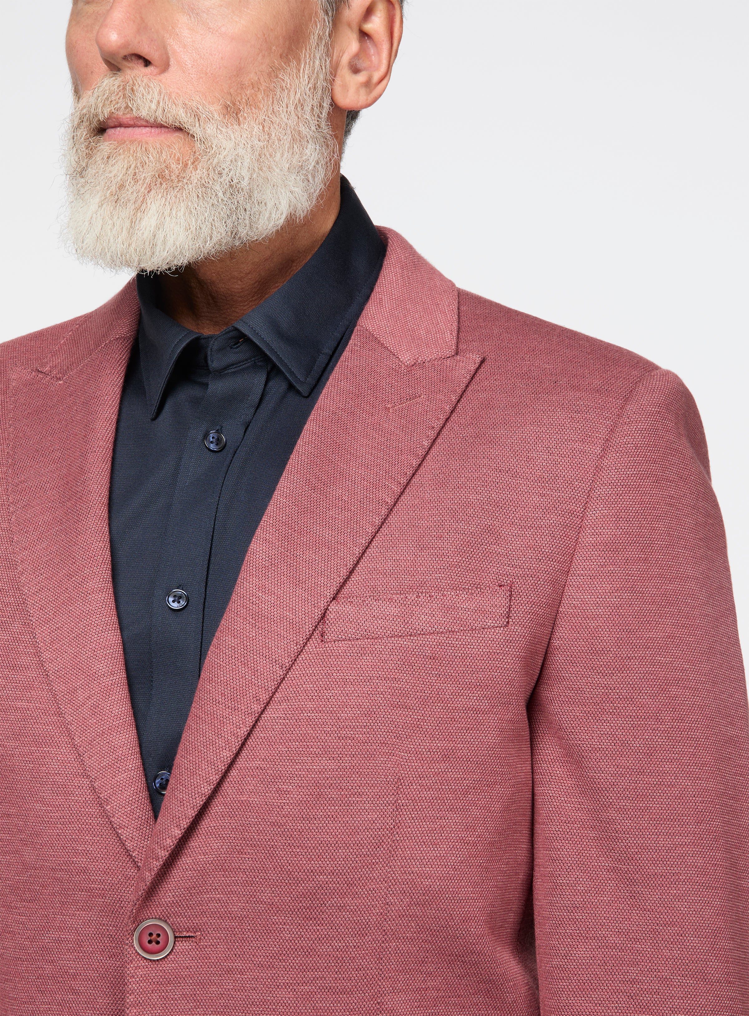 Veston en tricot framboise - Image 2