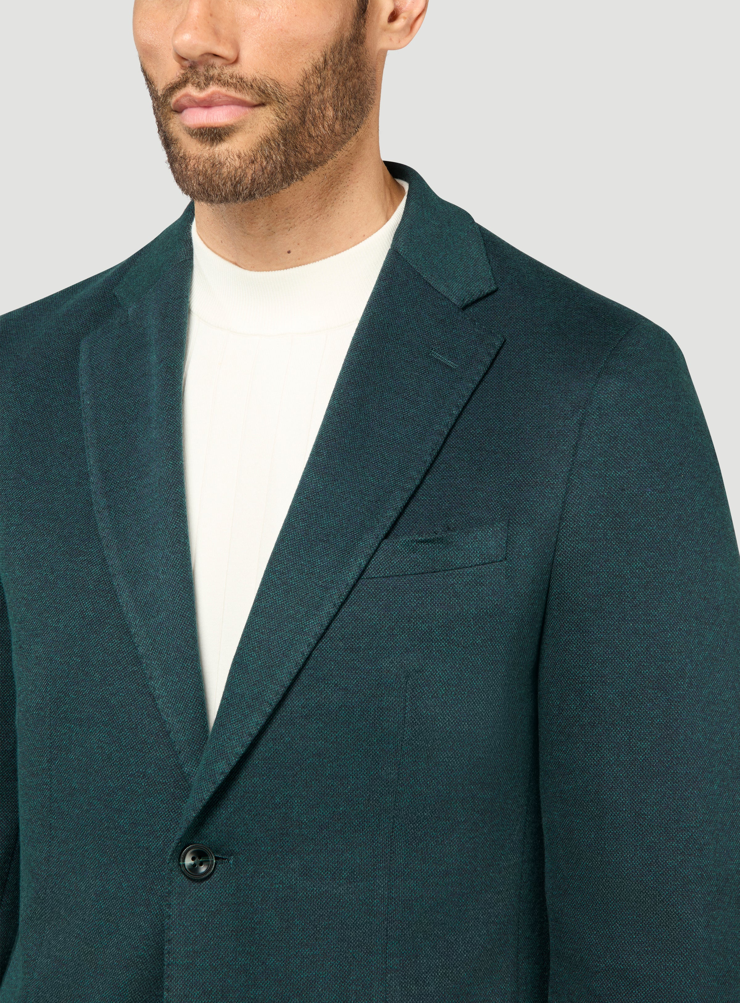 Veston vert en tricot - Image 2