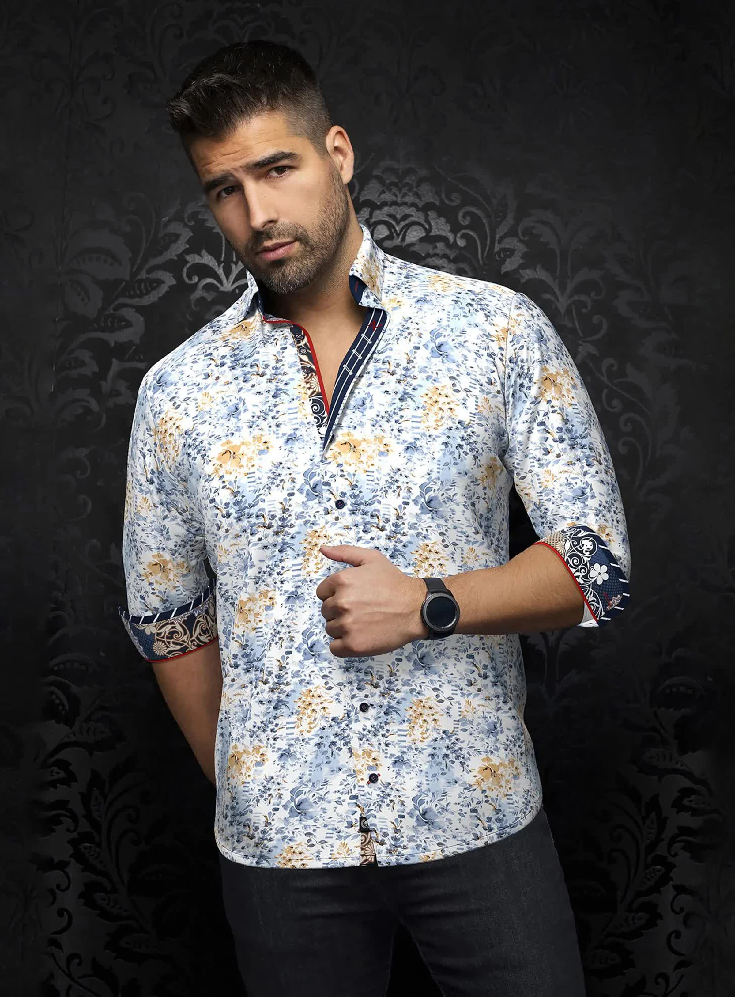 Chemise à motif floral 'Pryse'