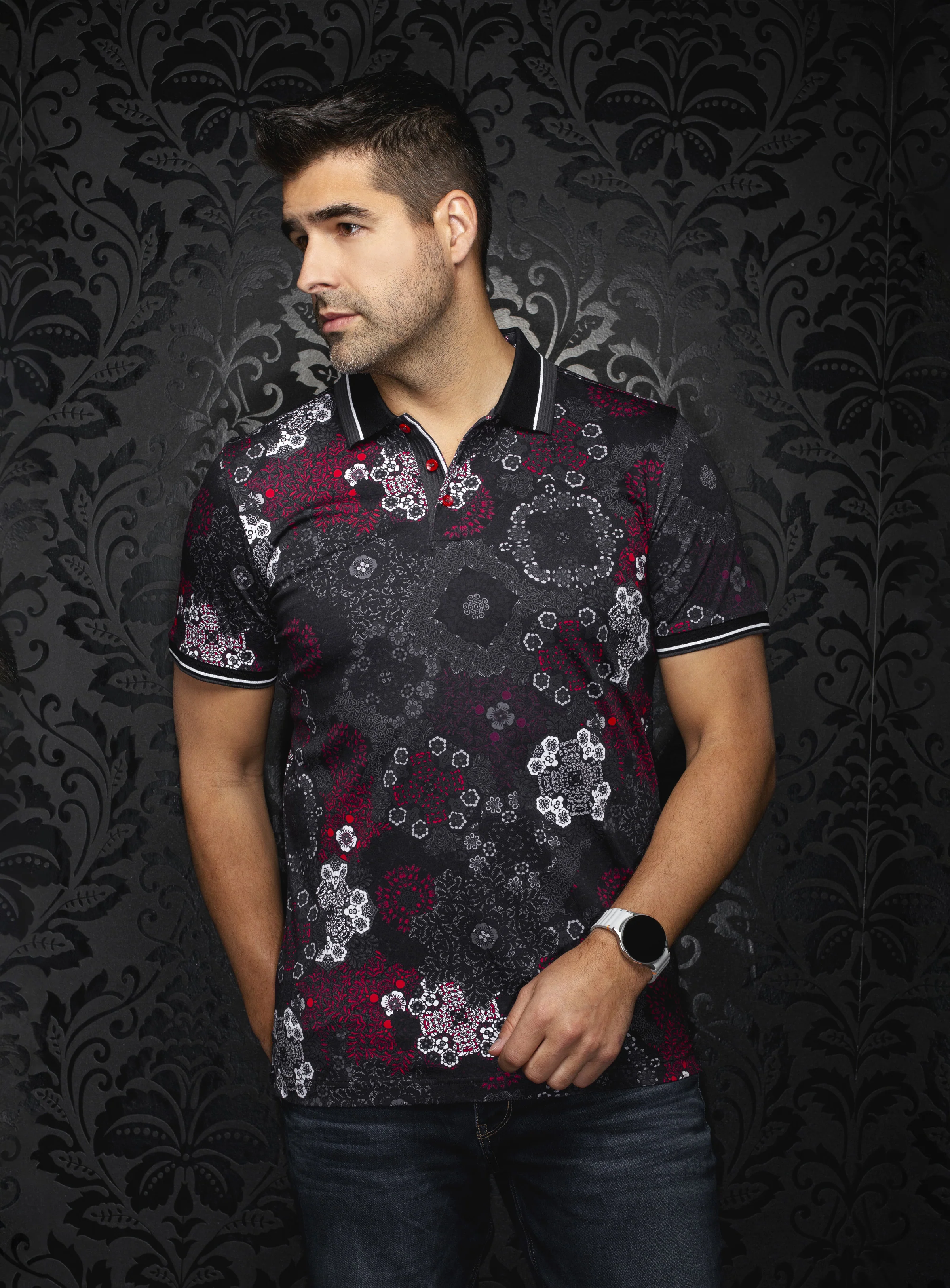 Polo à motif mandala 'Casablanca' - Image 2