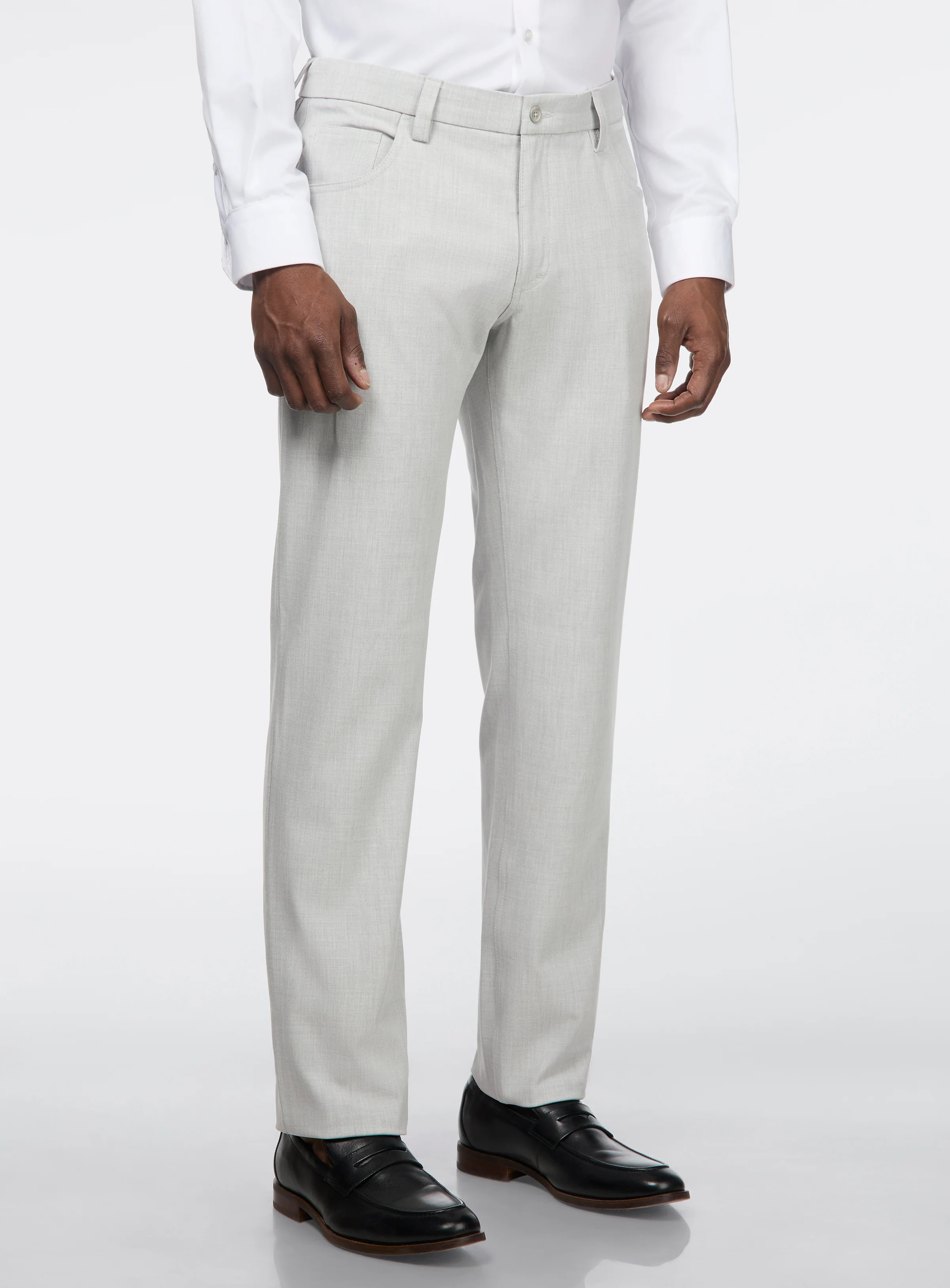 Pantalon habillé gris clair