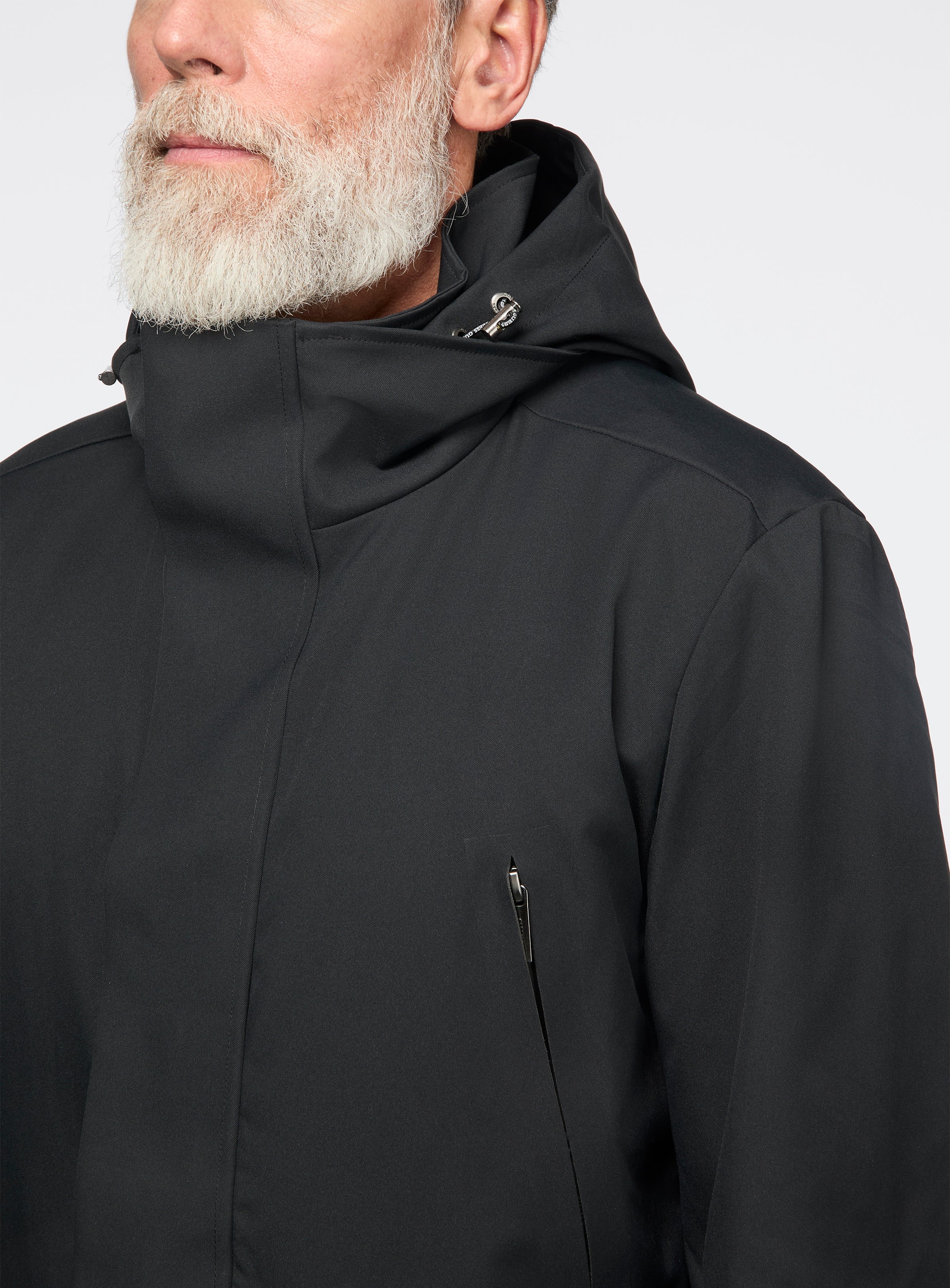 Manteau hydrofuge à col montant - Image 5