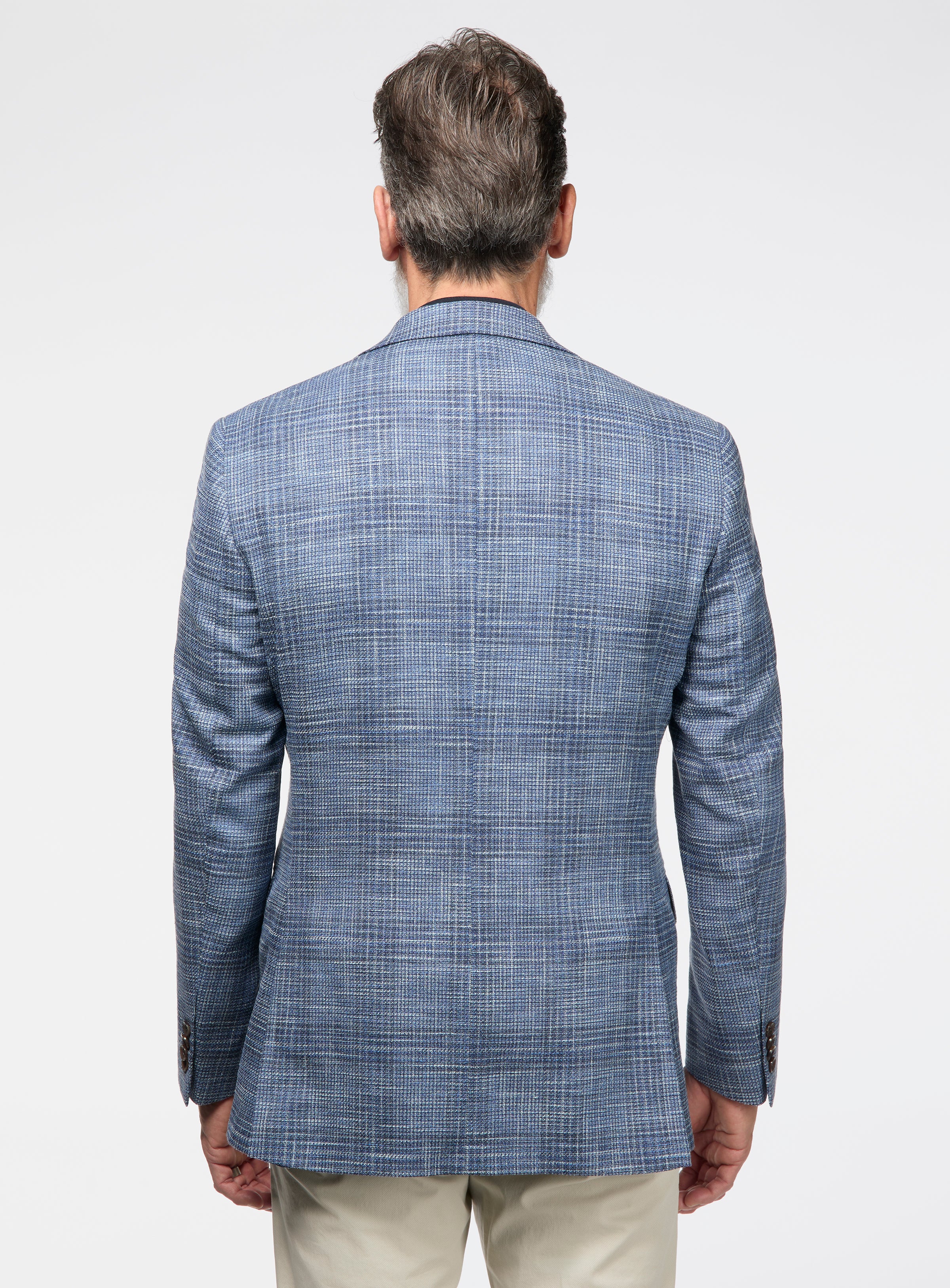 Veston bleu hachuré 'Conway' - Image 3