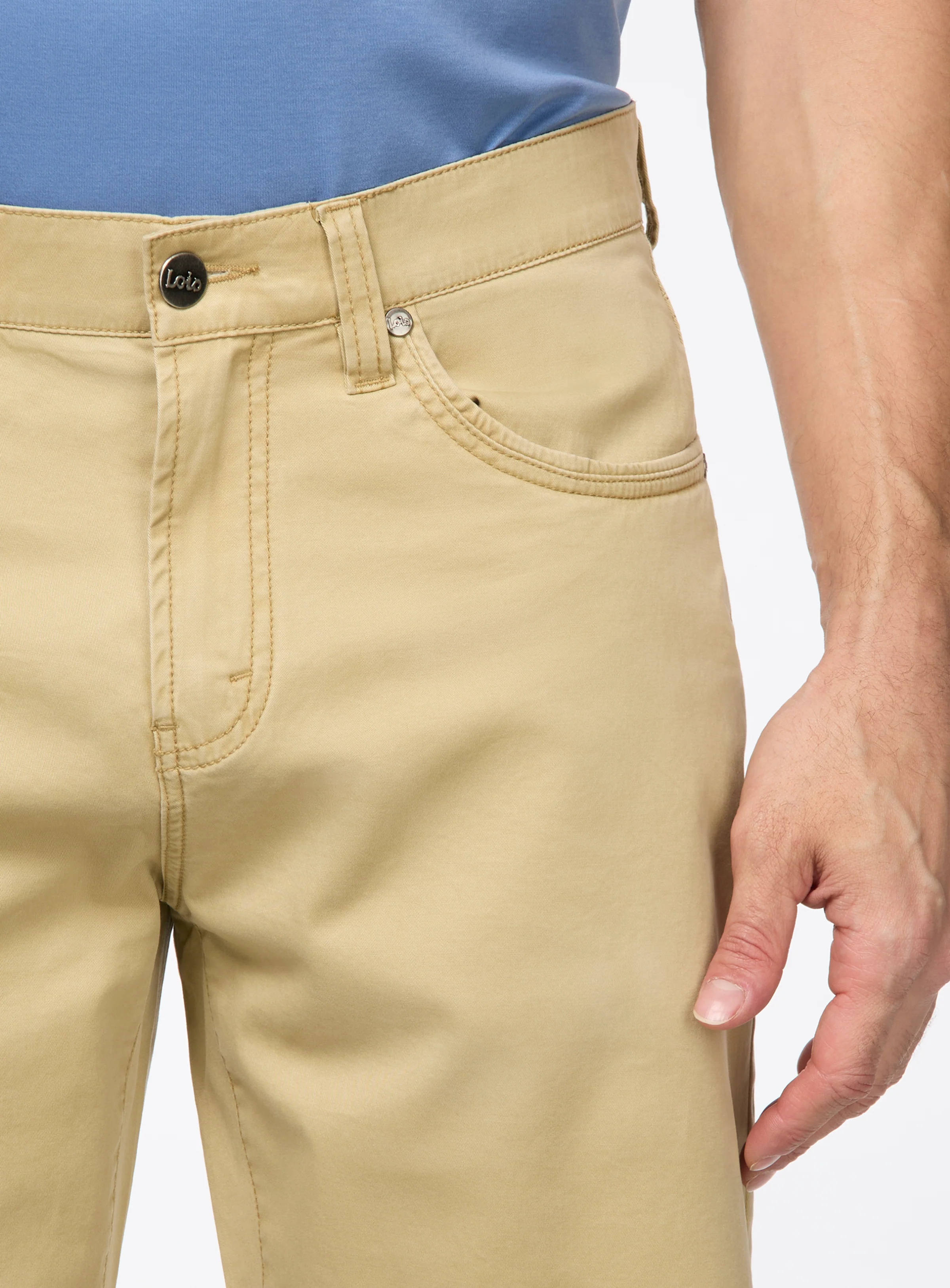 Bermuda en denim extensible 'Dennis' - Image 5