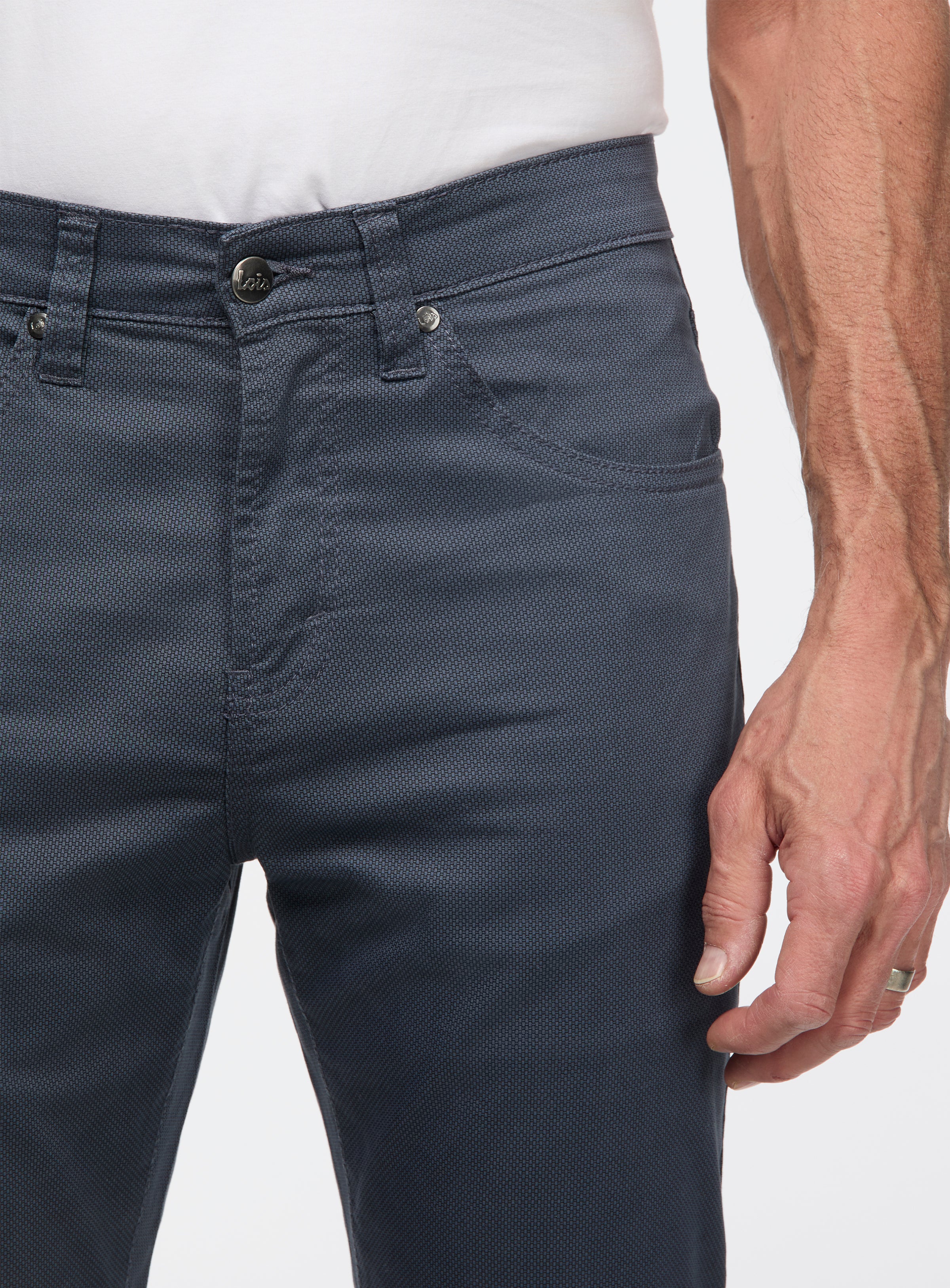 Chino à micro texturé 'Brad Slim' - Image 2