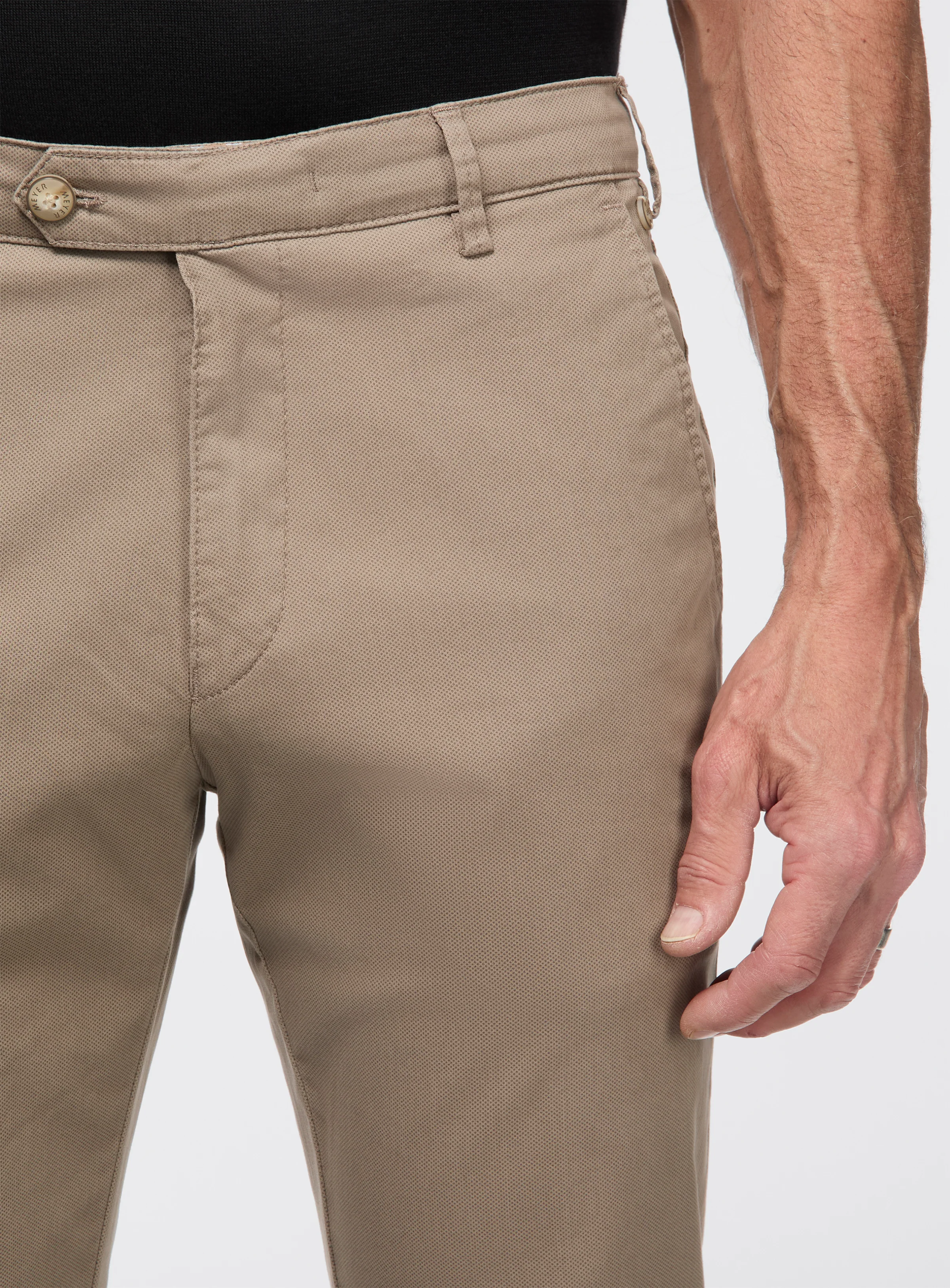 Chino à micro texturé 'BONN5075' - Image 5