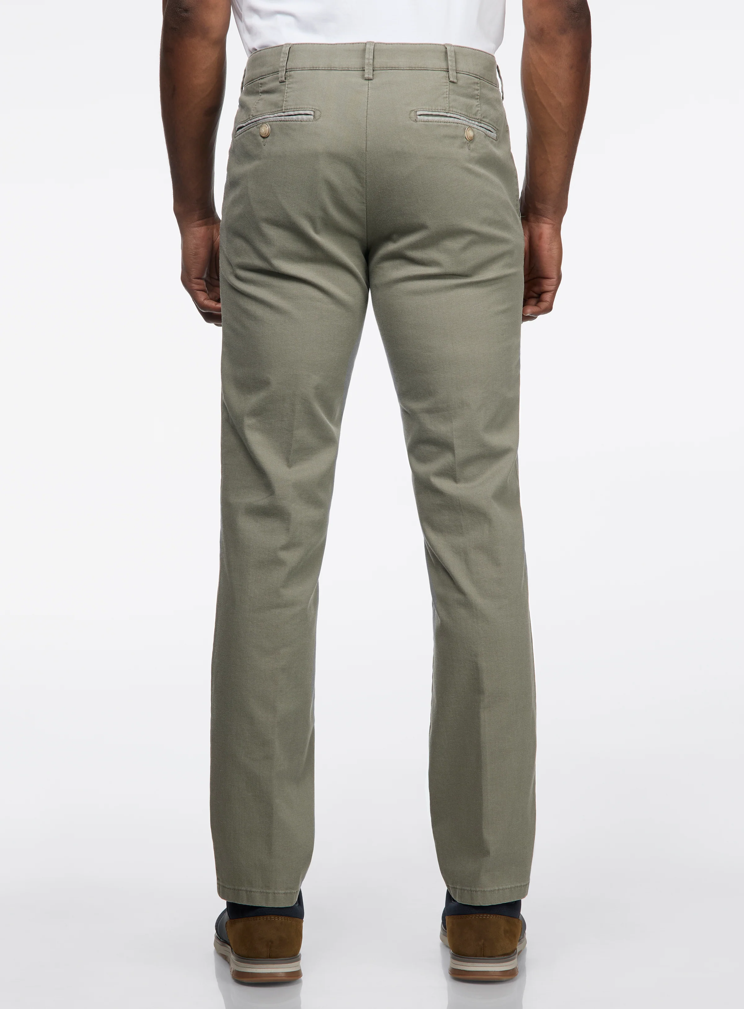 Chino texturé vert 'BONN8121' - Image 3
