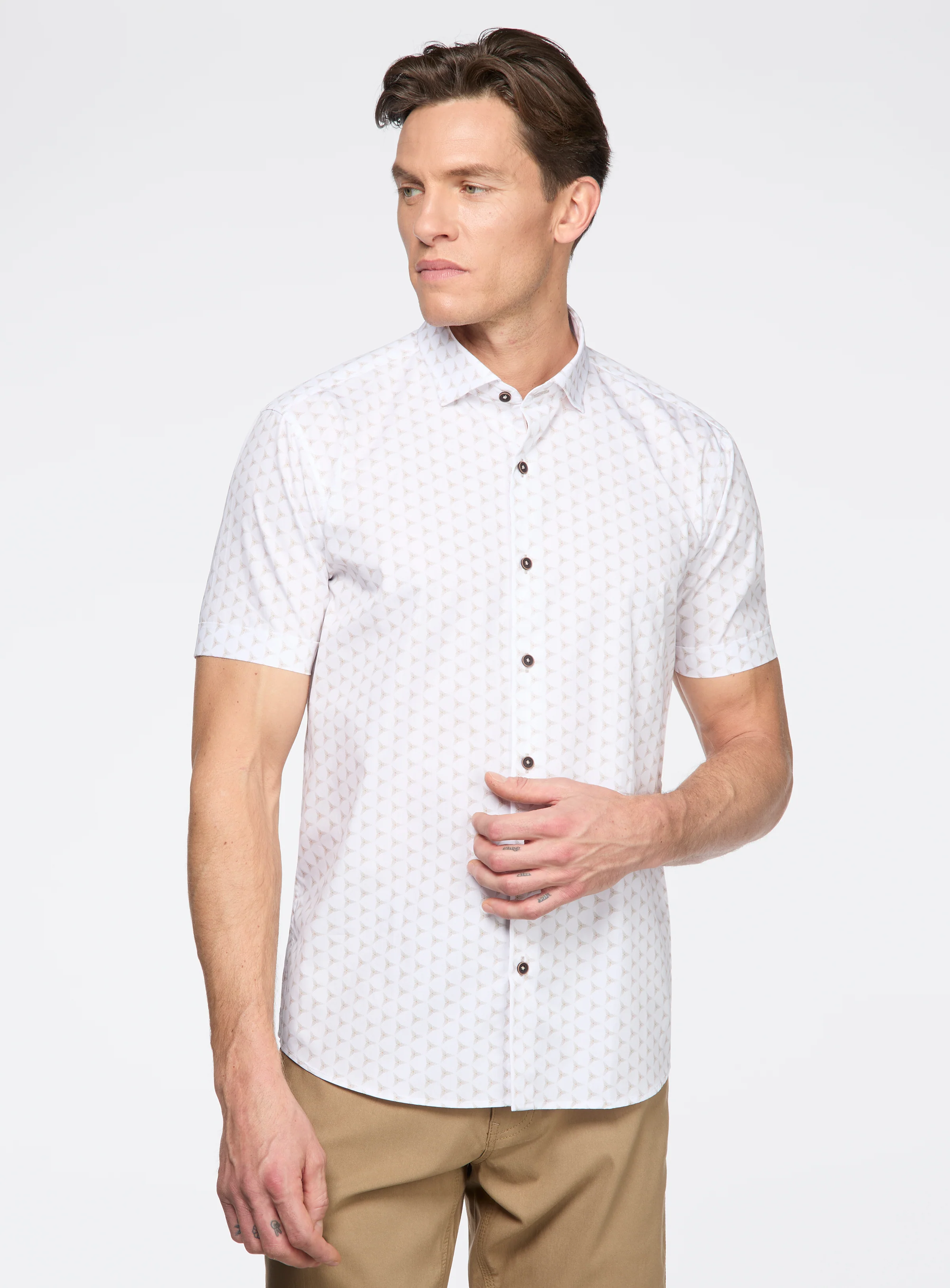 Chemise en popeline à motif de toupies - Image 3