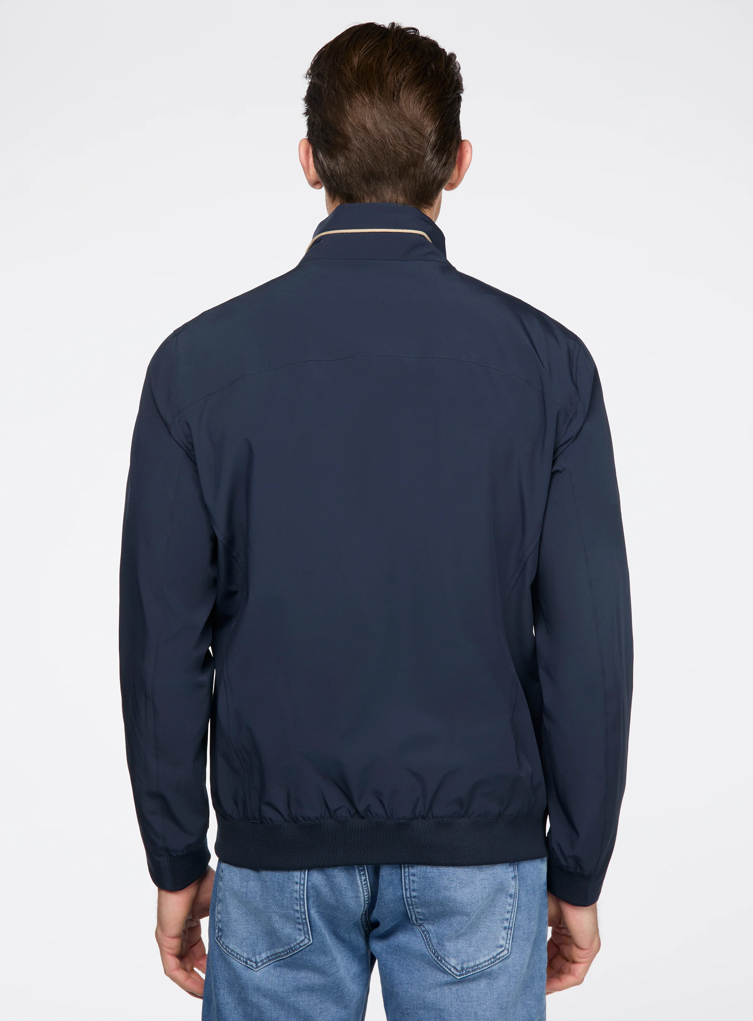 Manteau coupe-vent marine - Image 3