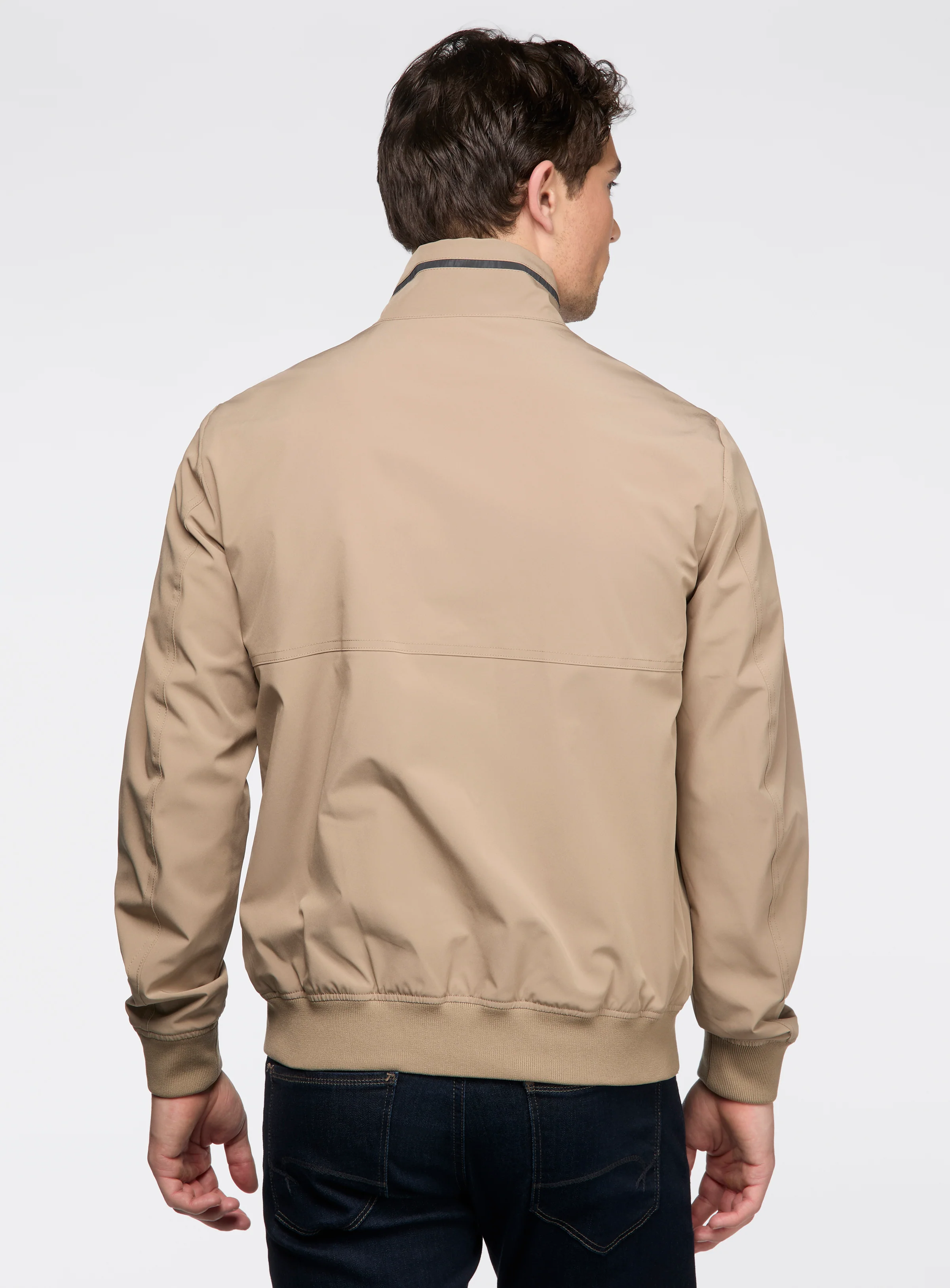 Manteau coupe-vent taupe - Image 3
