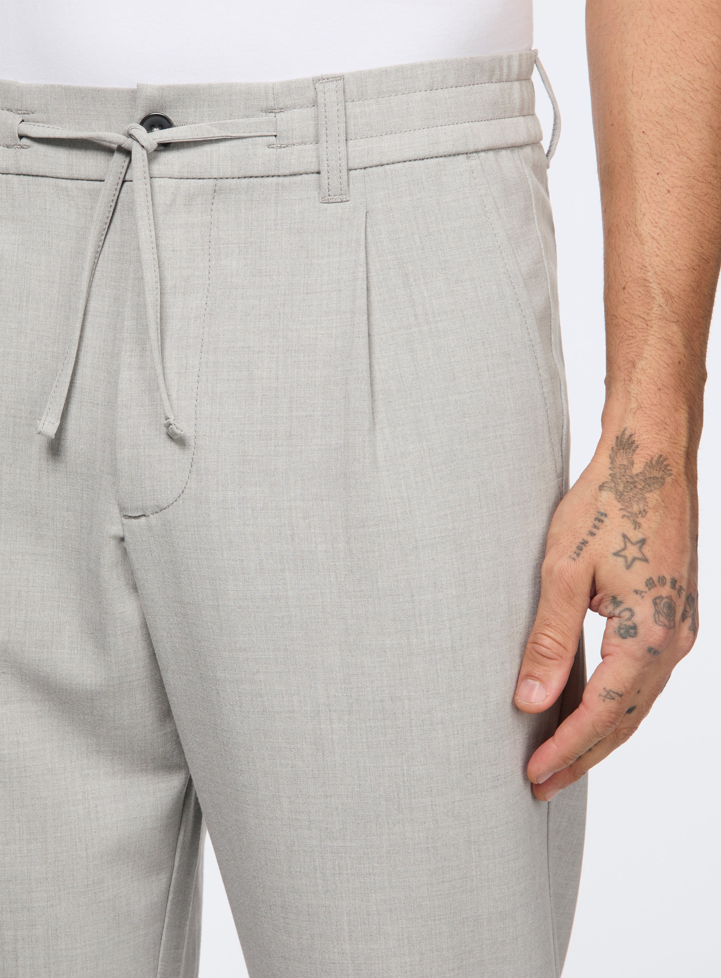 Pantalon en coton sergé 'Lineker' - Image 5