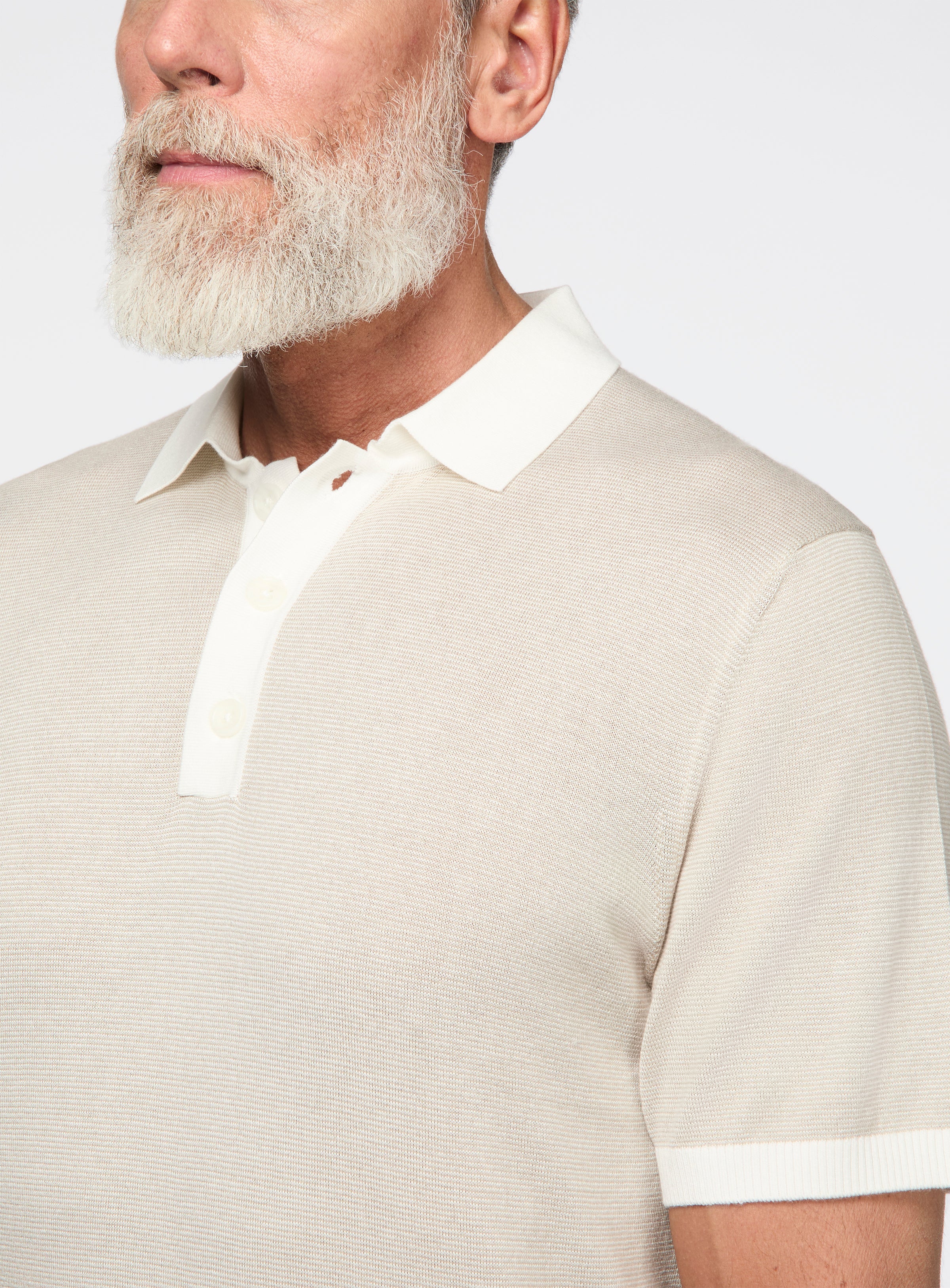 Polo à micro rayures - Image 2