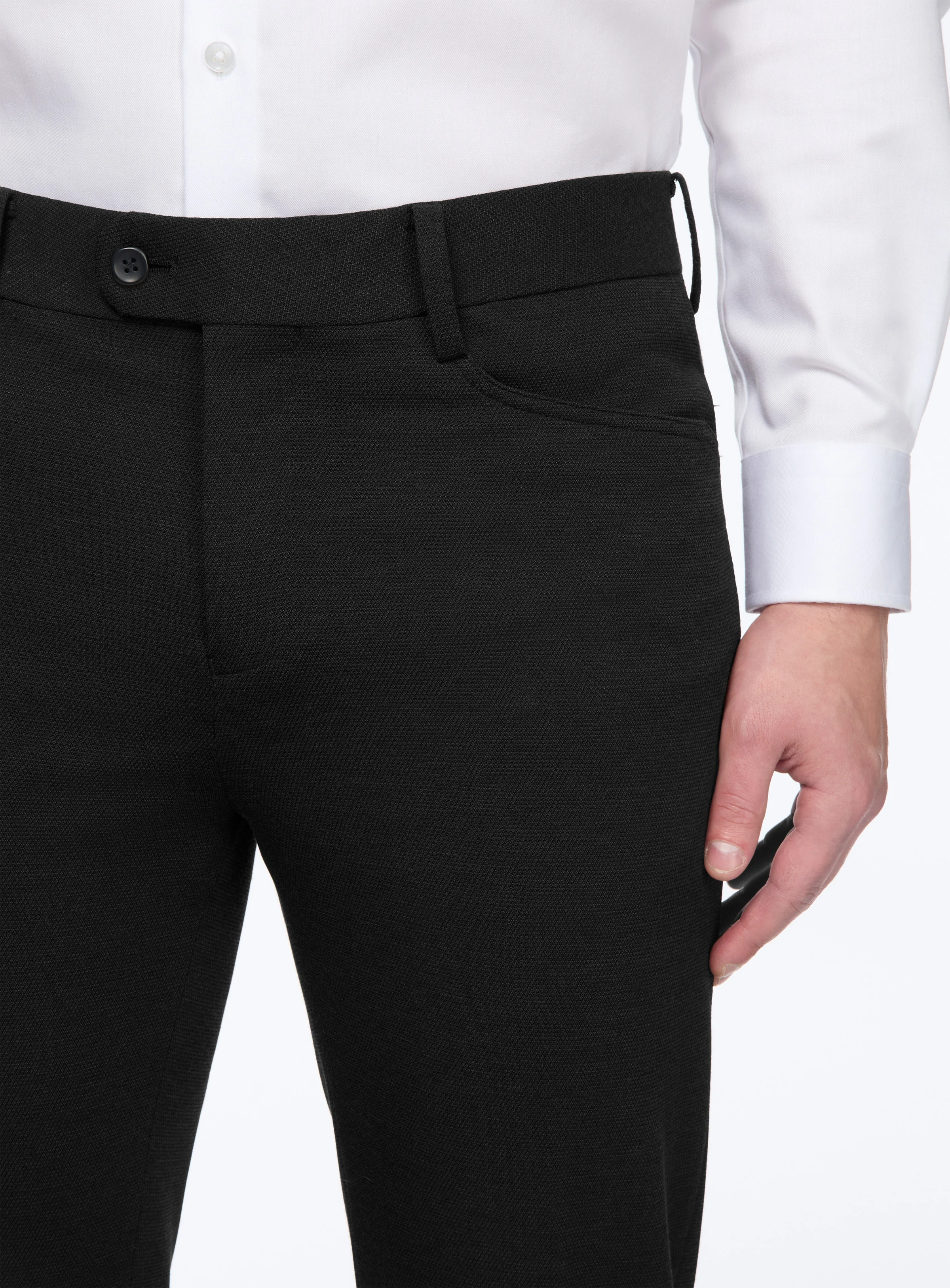 Pantalon habillé à micro motif - Image 5