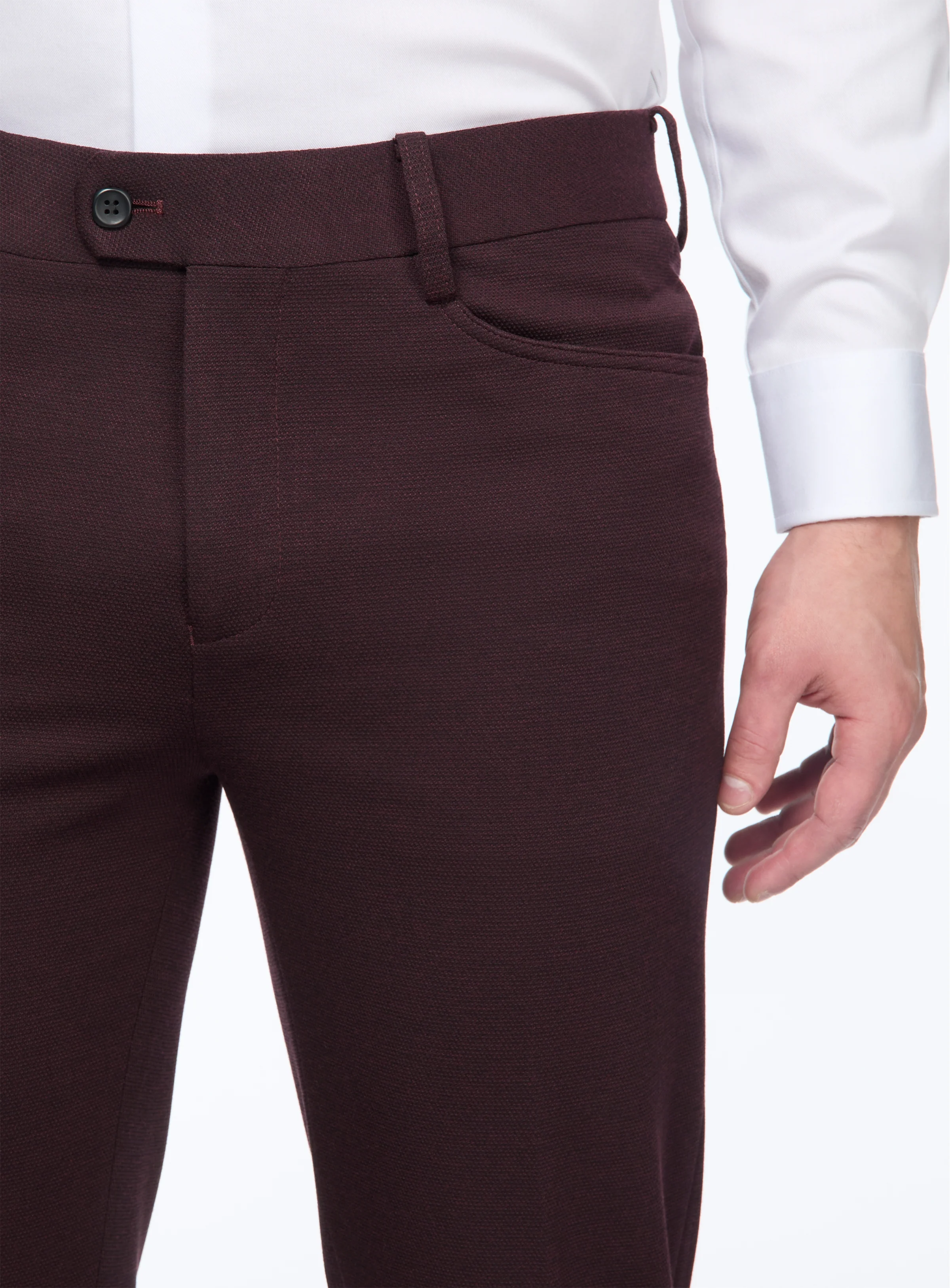 Pantalon habillé à micro motif - Image 8
