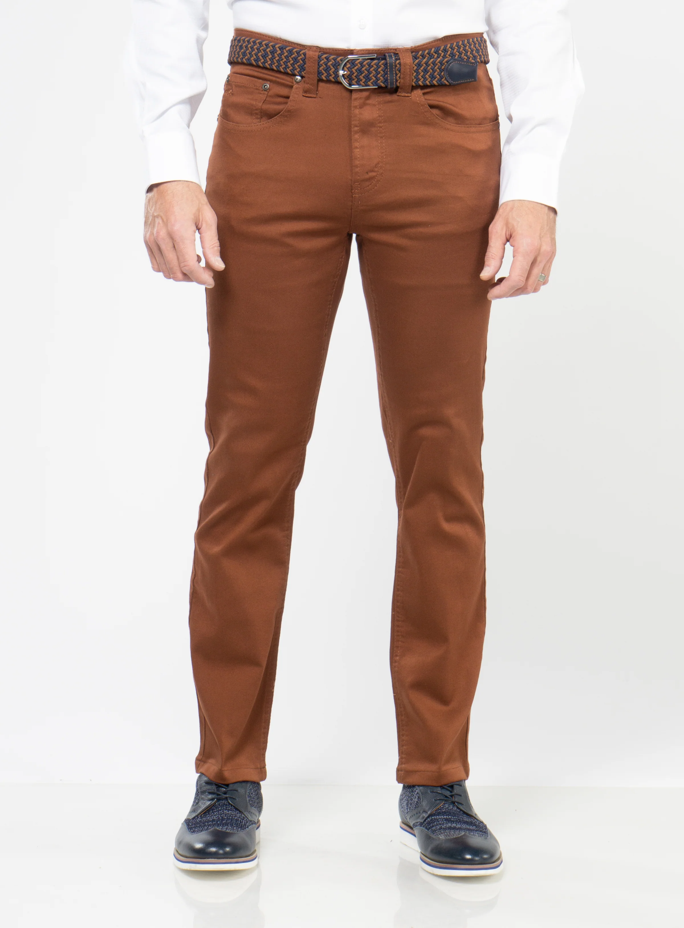 Chino en coton extensible 'Brad Slim' - Image 9