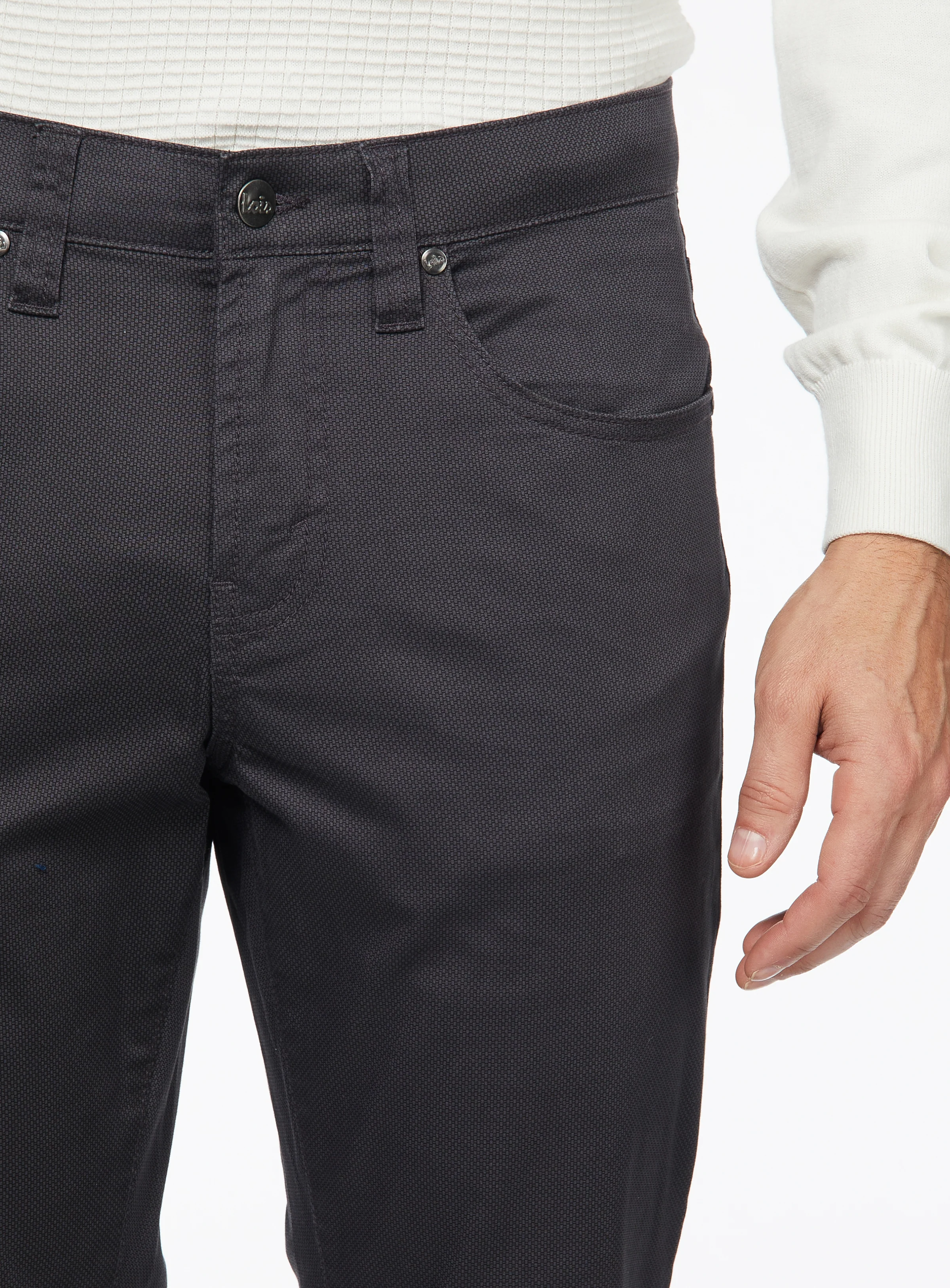 Chino à micro texturé 'Peter Slim' - Image 2
