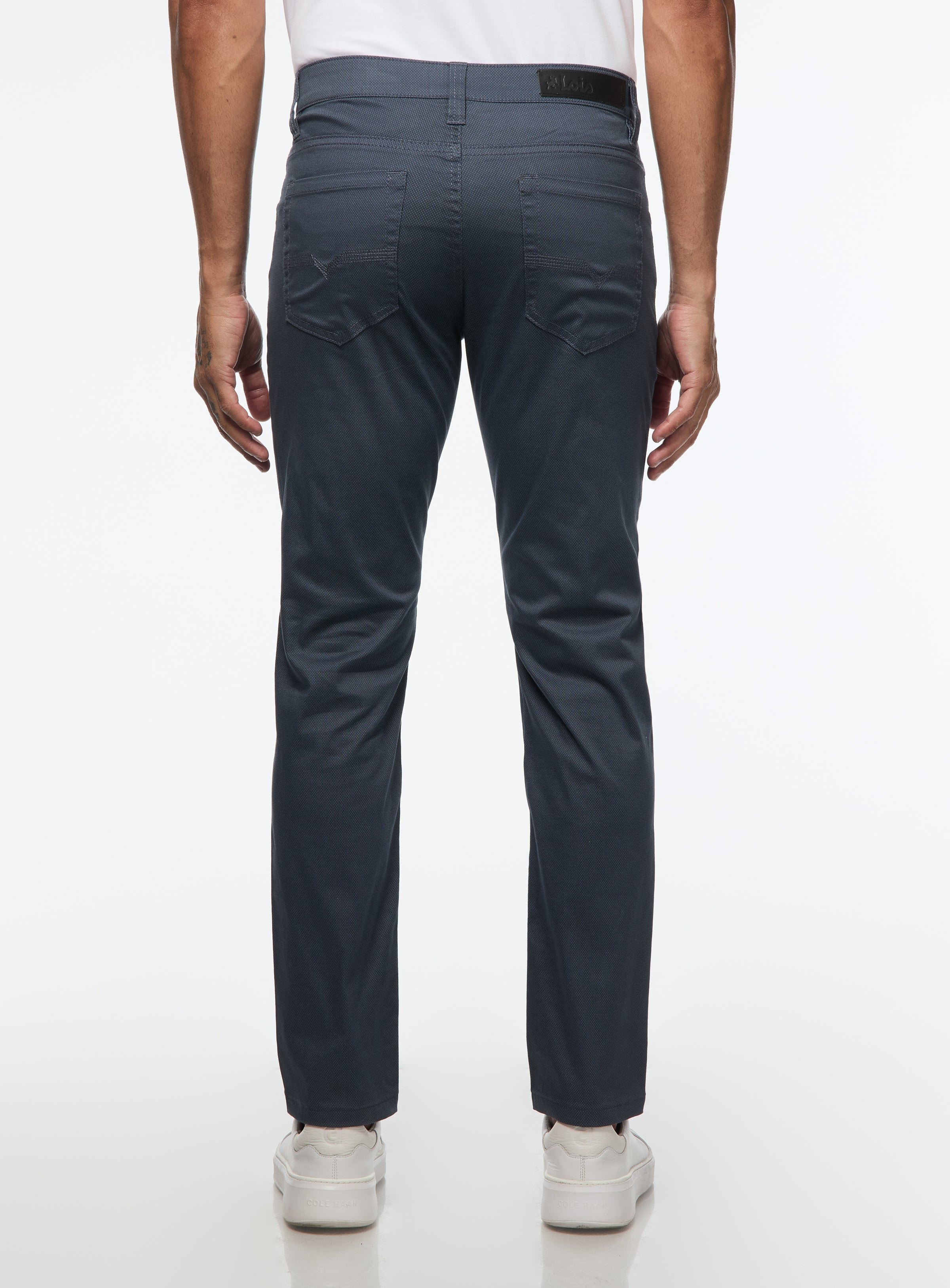 Chino à micro texturé 'Peter Slim' - Image 6