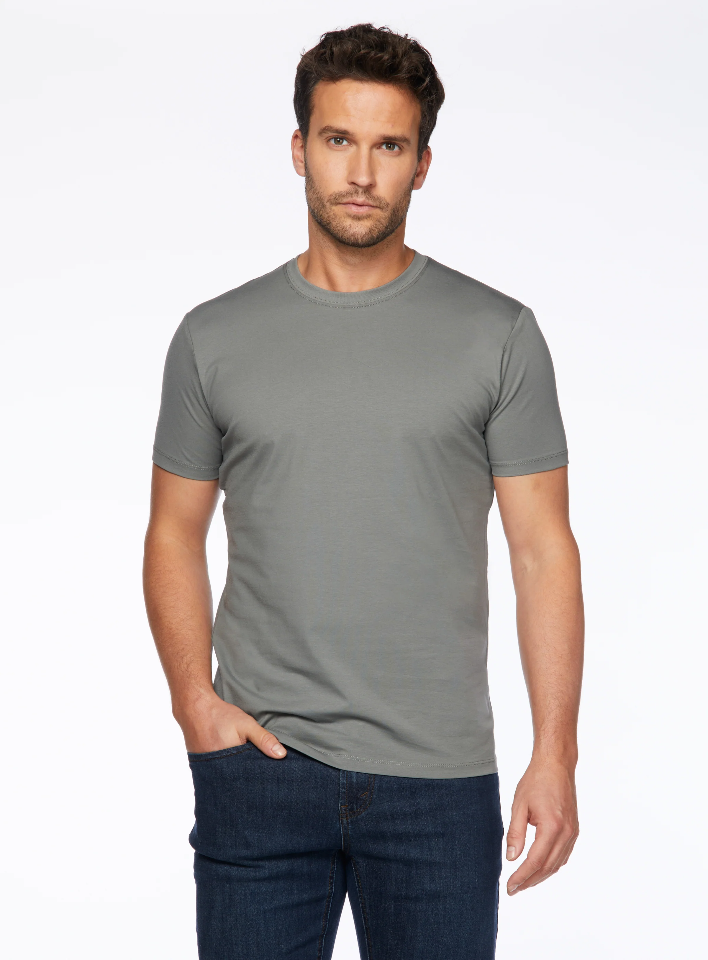 T-shirt basique à col rond - Image 12