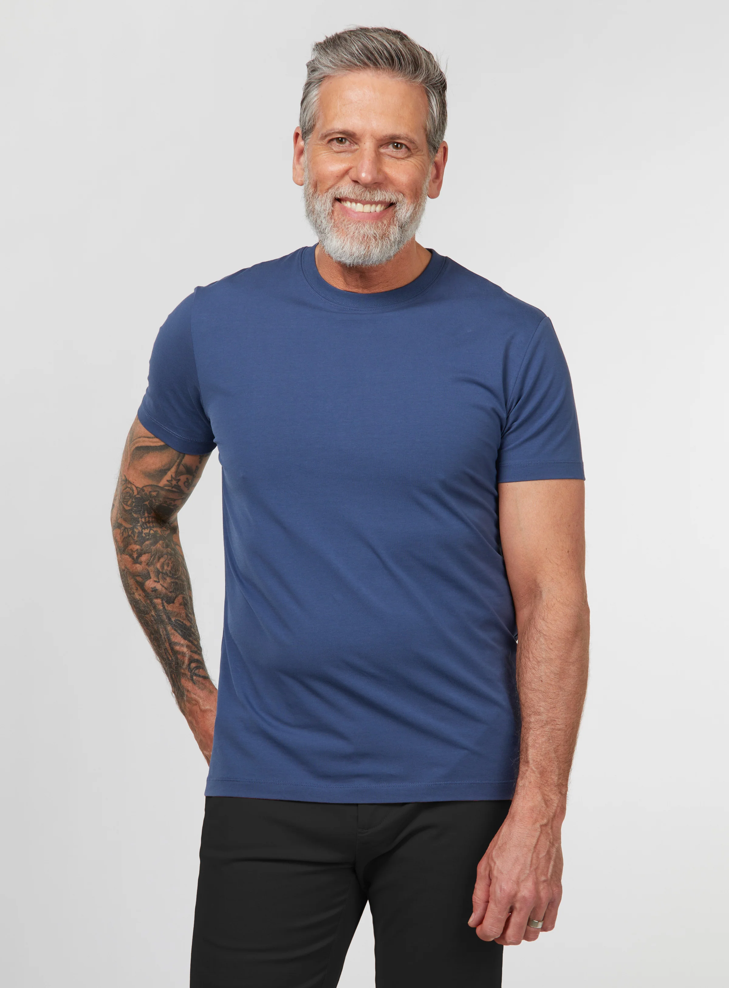 T-shirt basique à col rond - Image 4