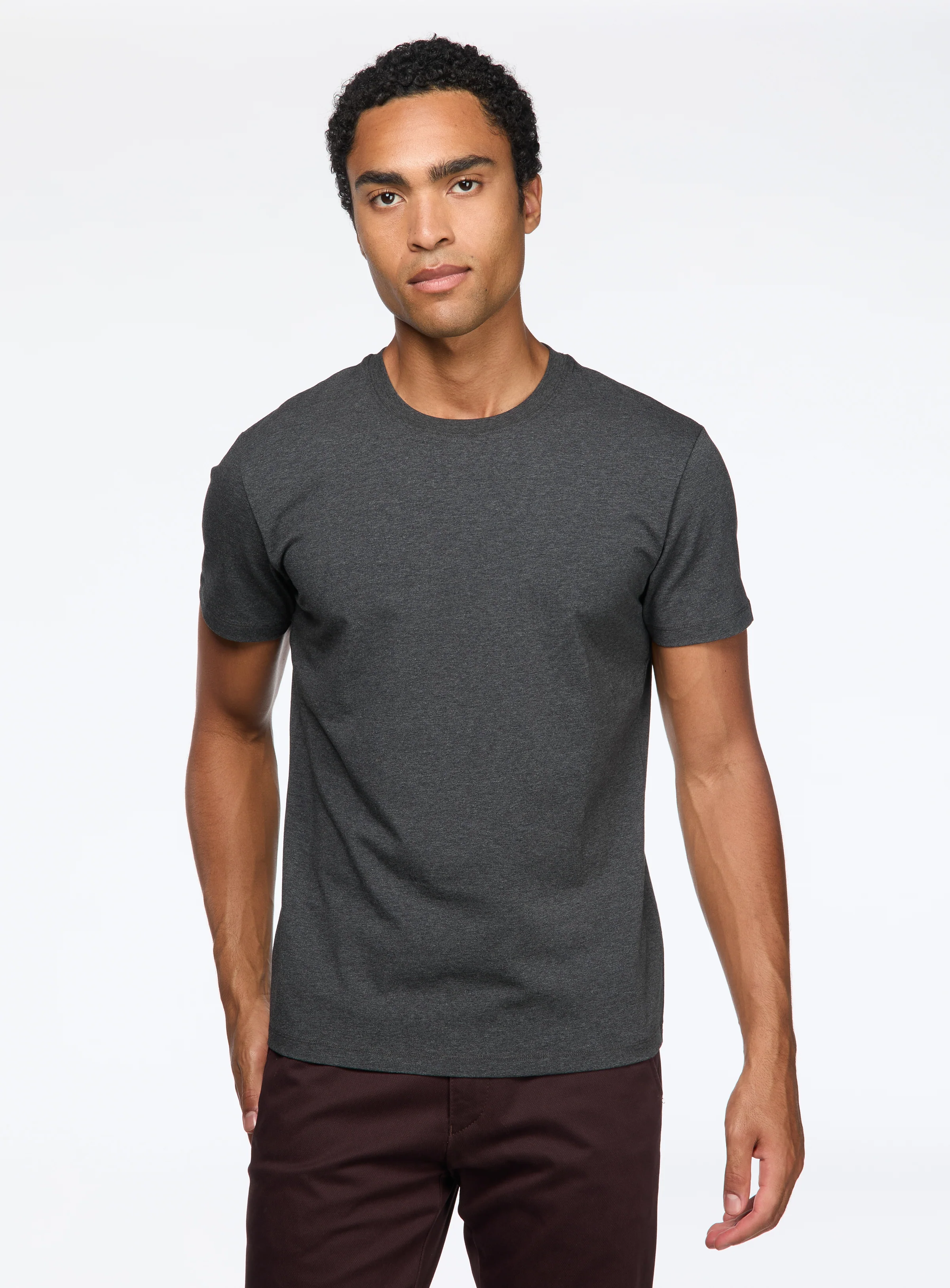 T-shirt basique à col rond - Image 7