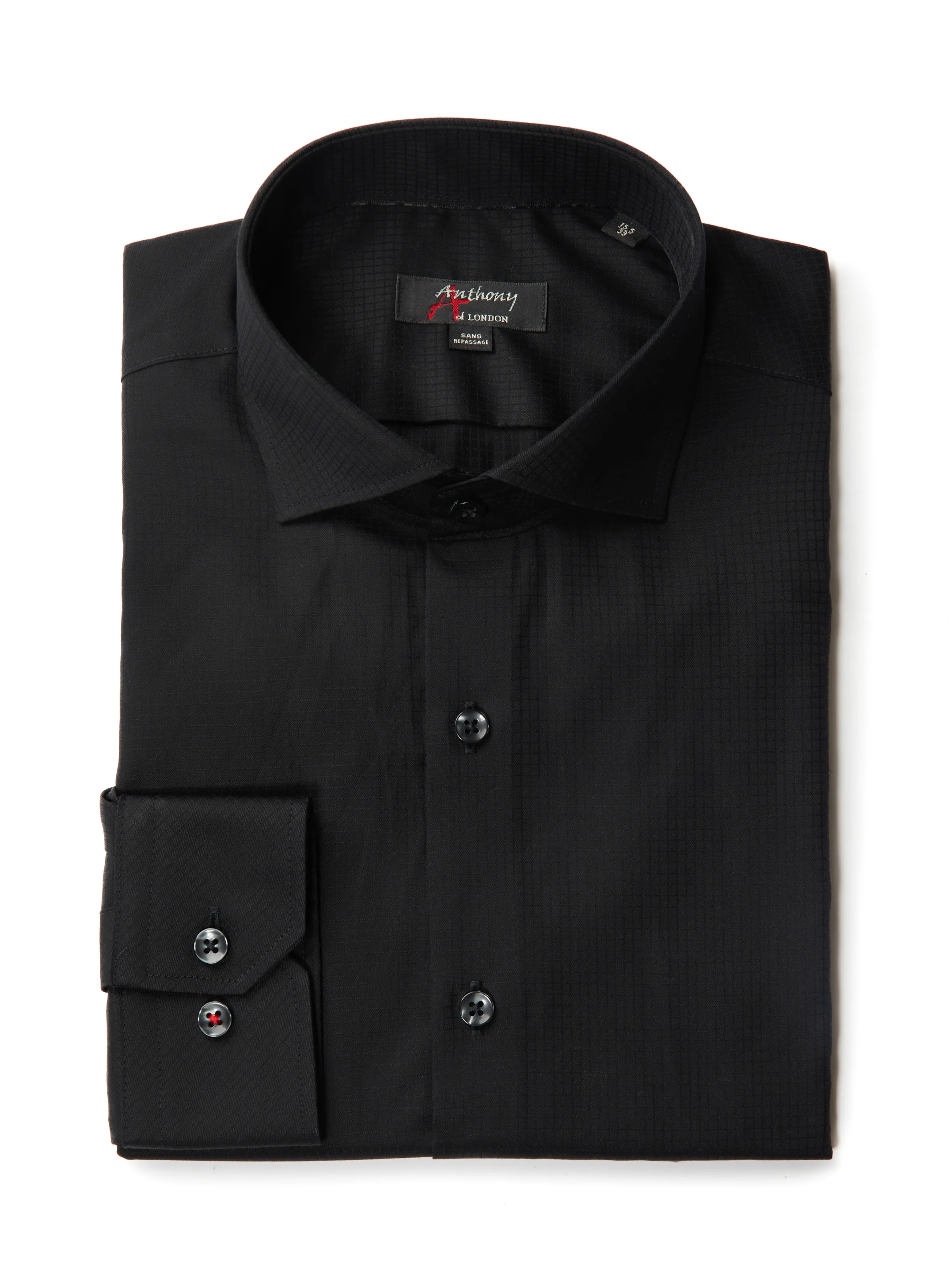 Chemise sans repassage à motifs carrés - Image 3