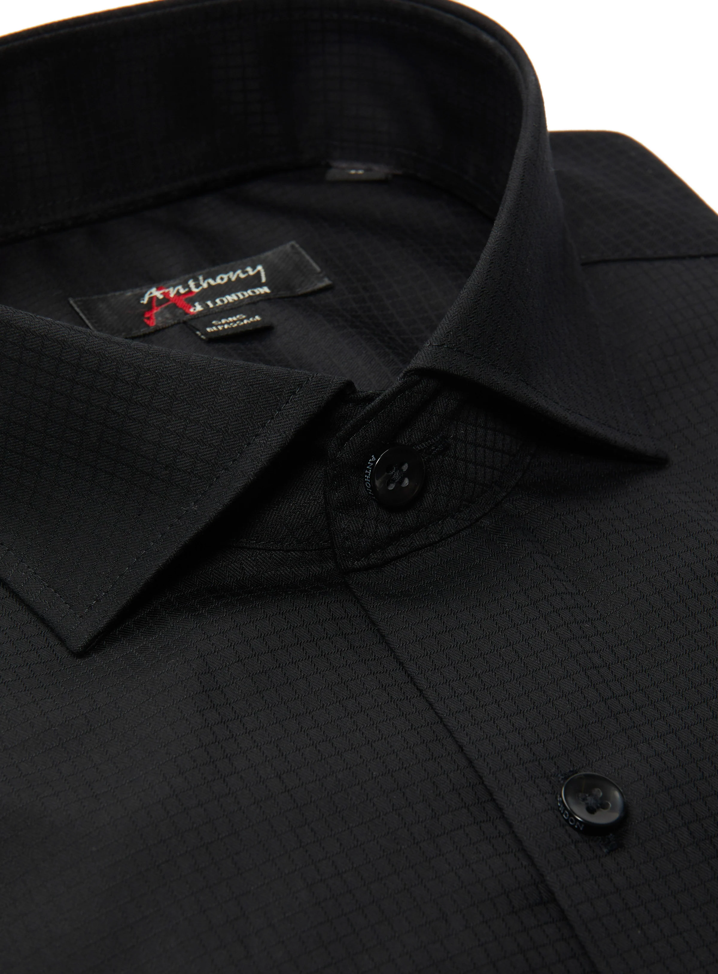 Chemise sans repassage à motifs carrés - Image 4