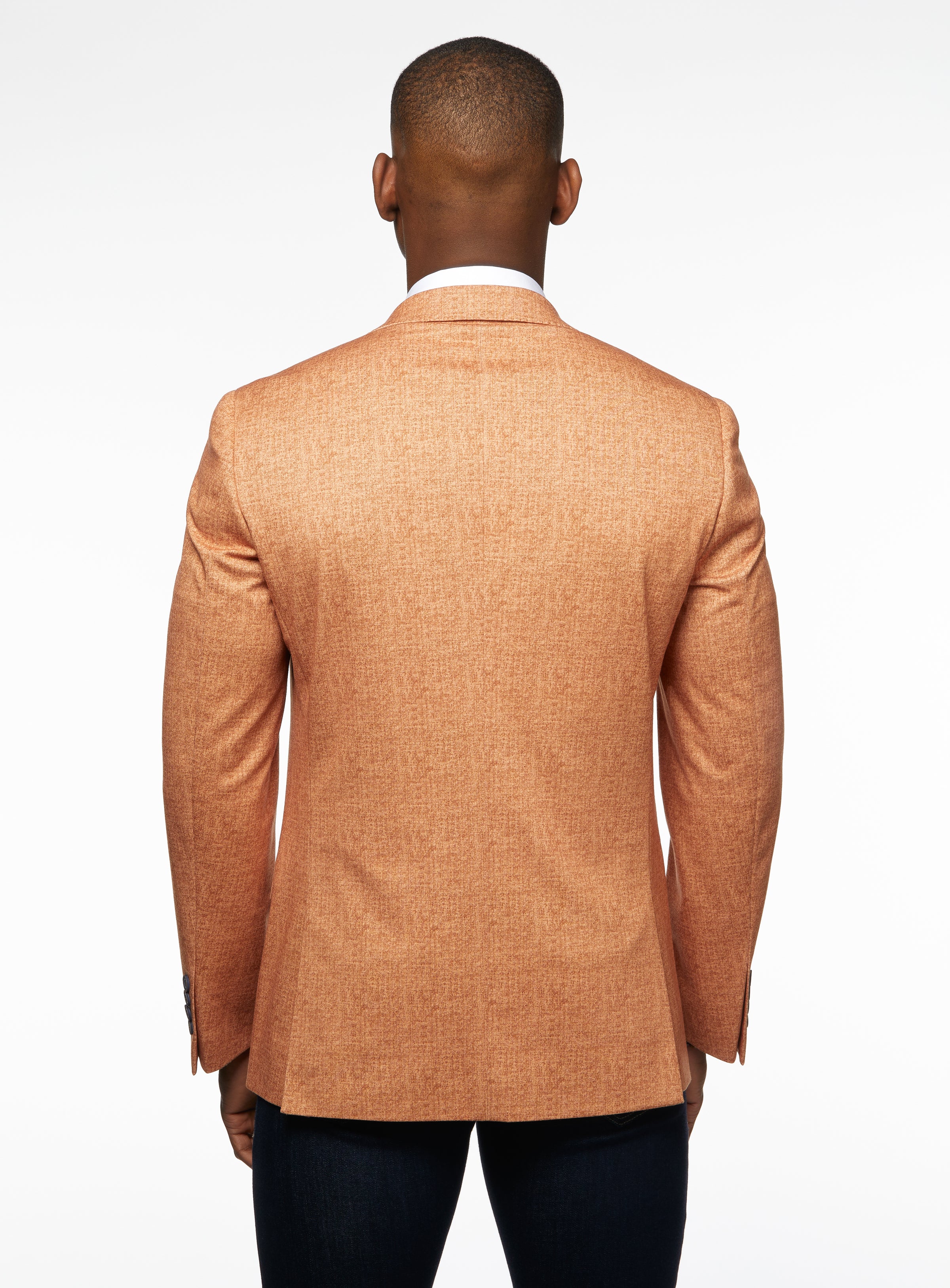 Veston en tricot tangerine - Image 3