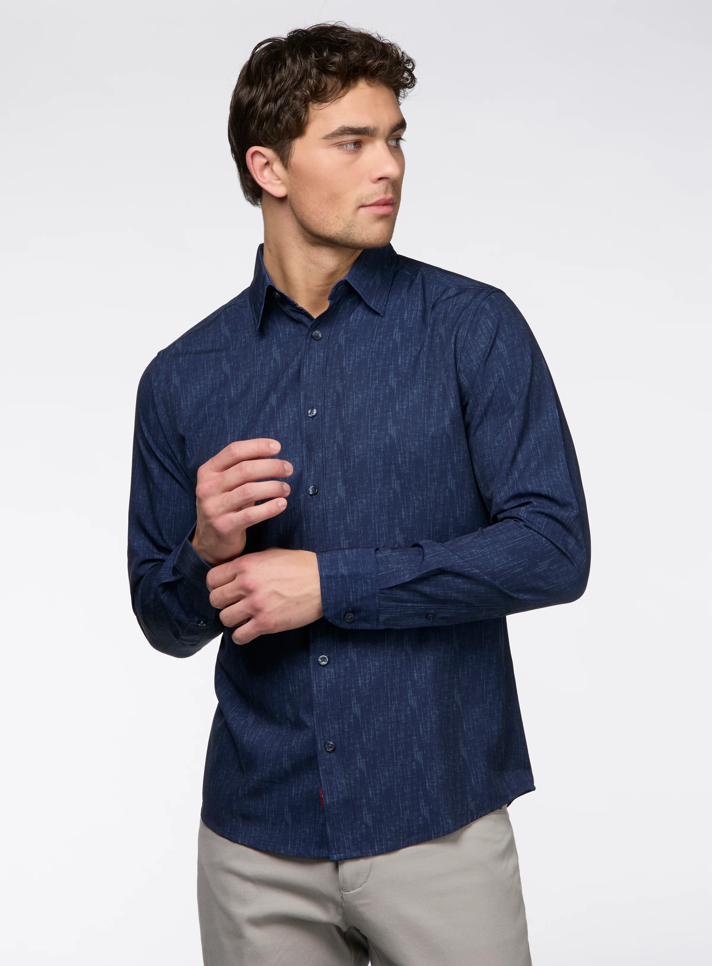 Chemise à motif hachuré - Image 3