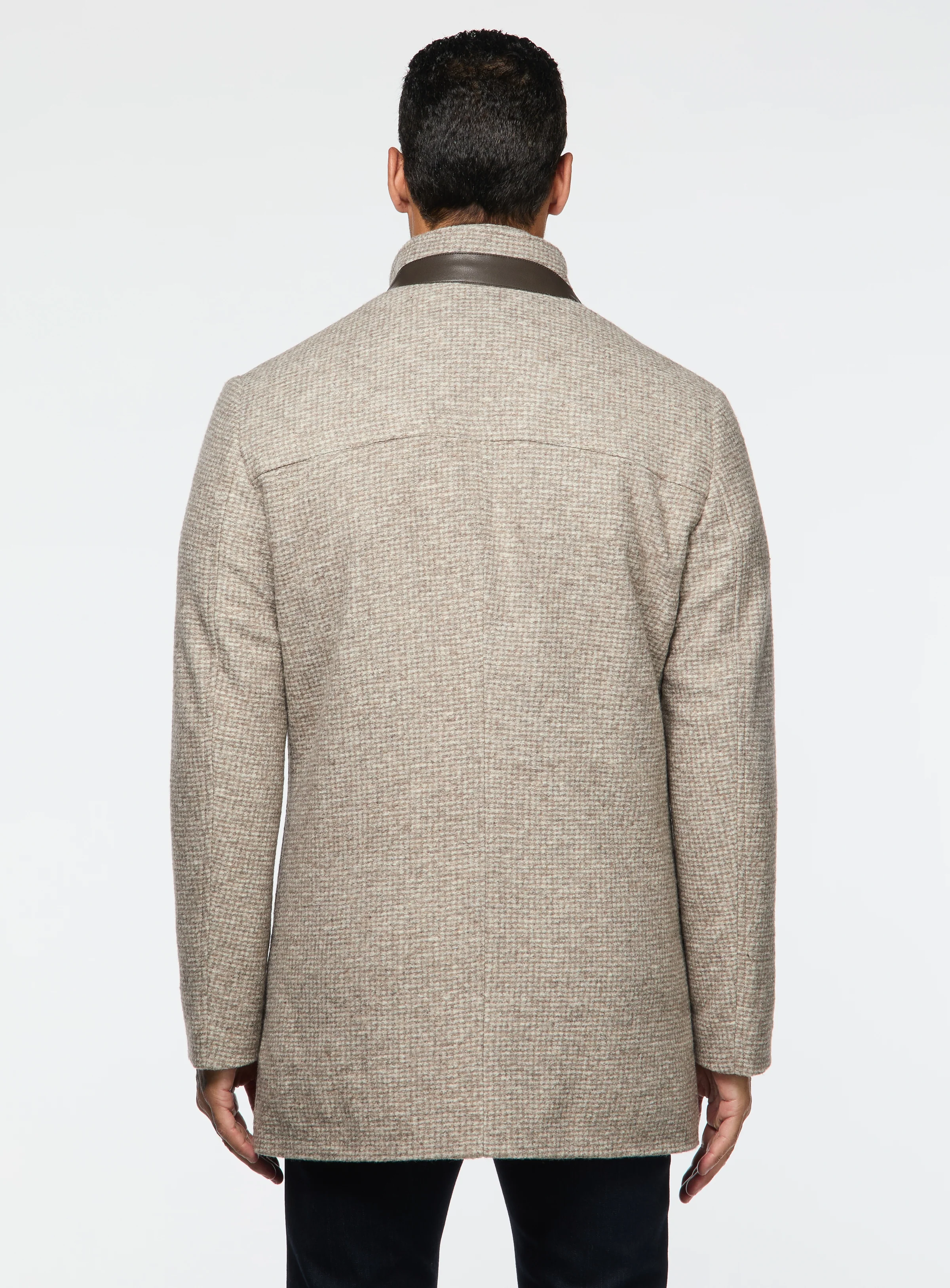 Pardessus en tricot beige - Image 3