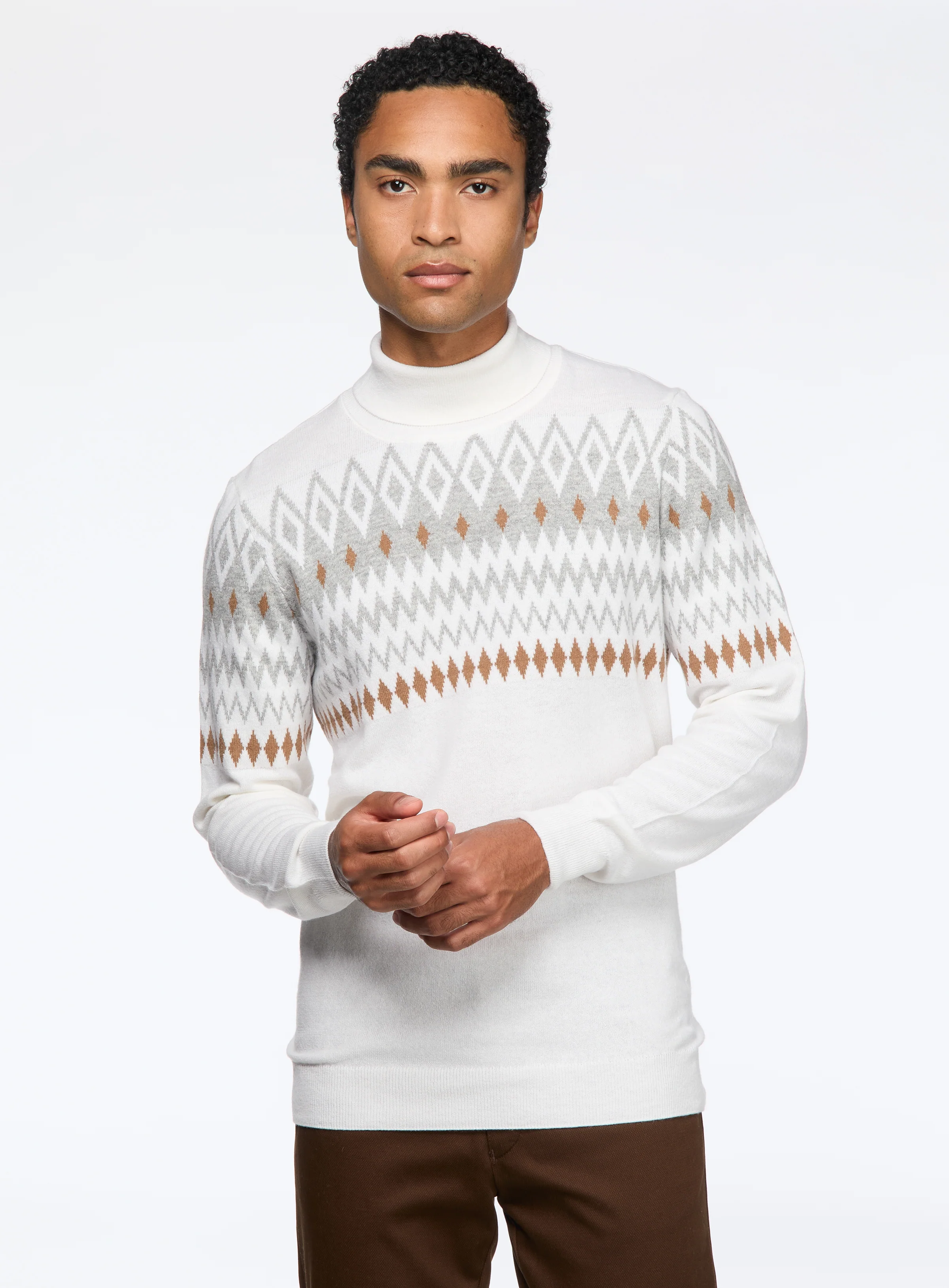 Chandail avec motif fair isle - Image 4