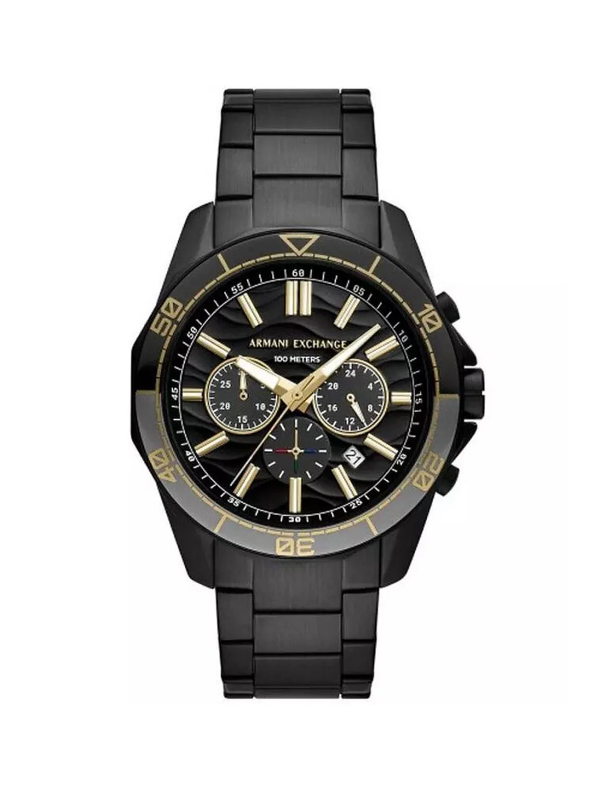 Montre chronographe noire