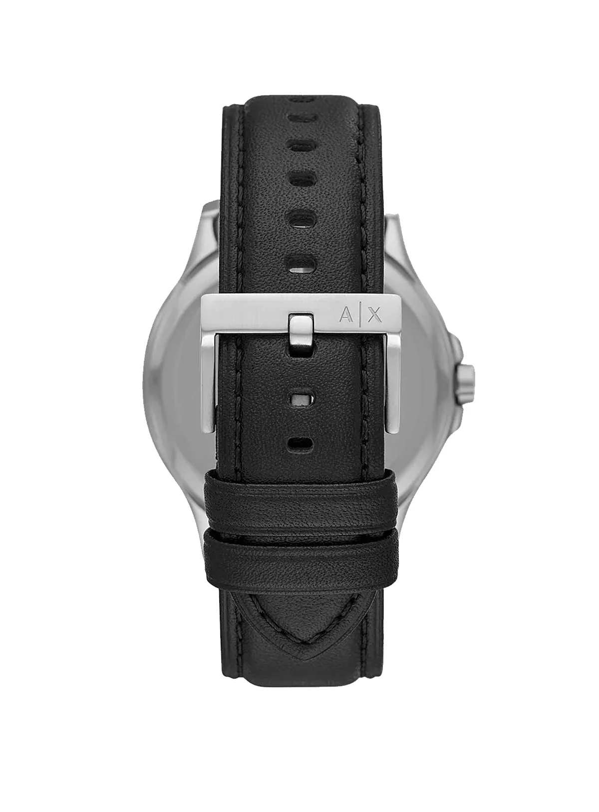 Montre à trois aiguilles en cuir noir - Image 3