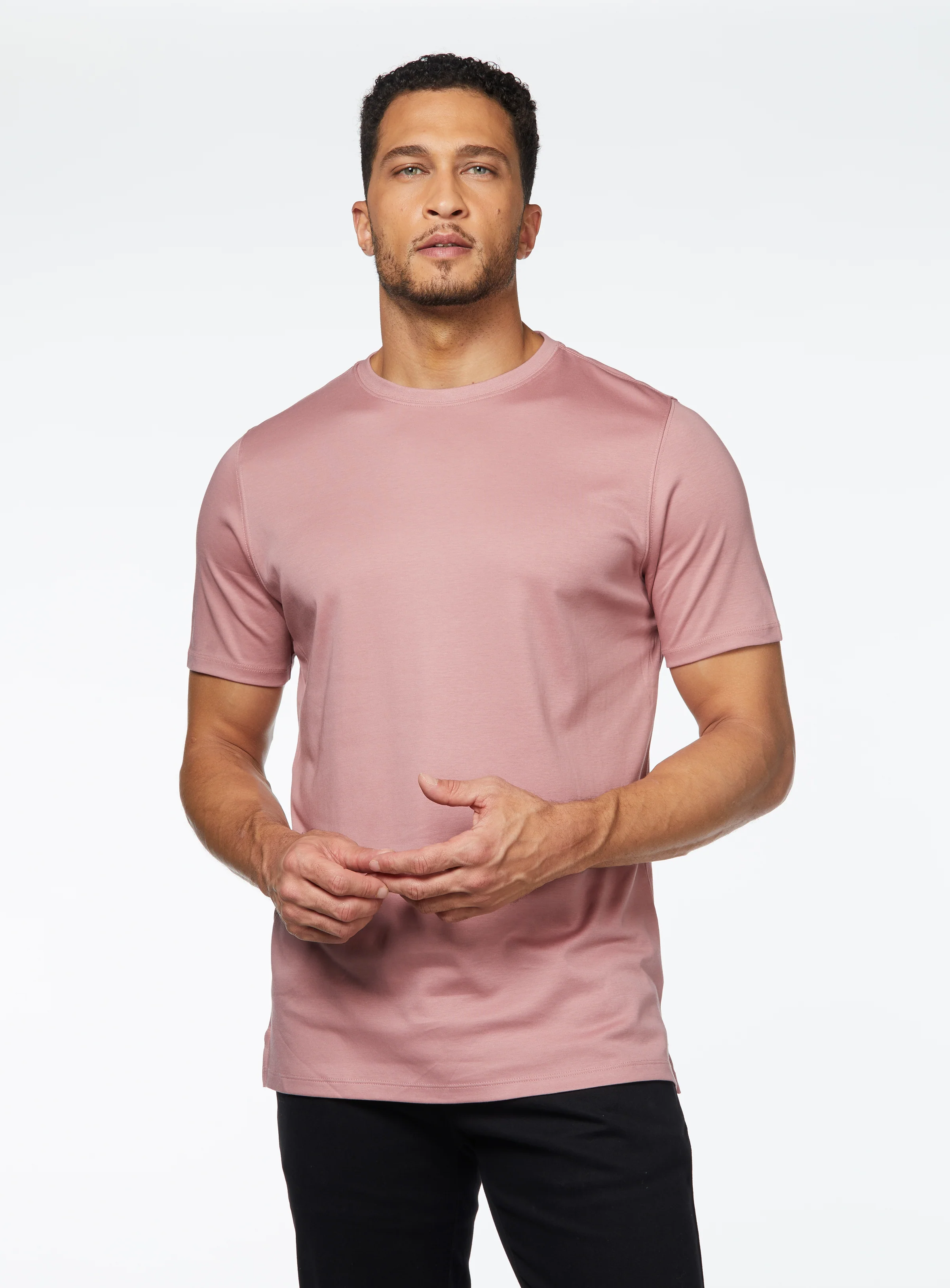 T-shirt col rond en coton pima - Image 15