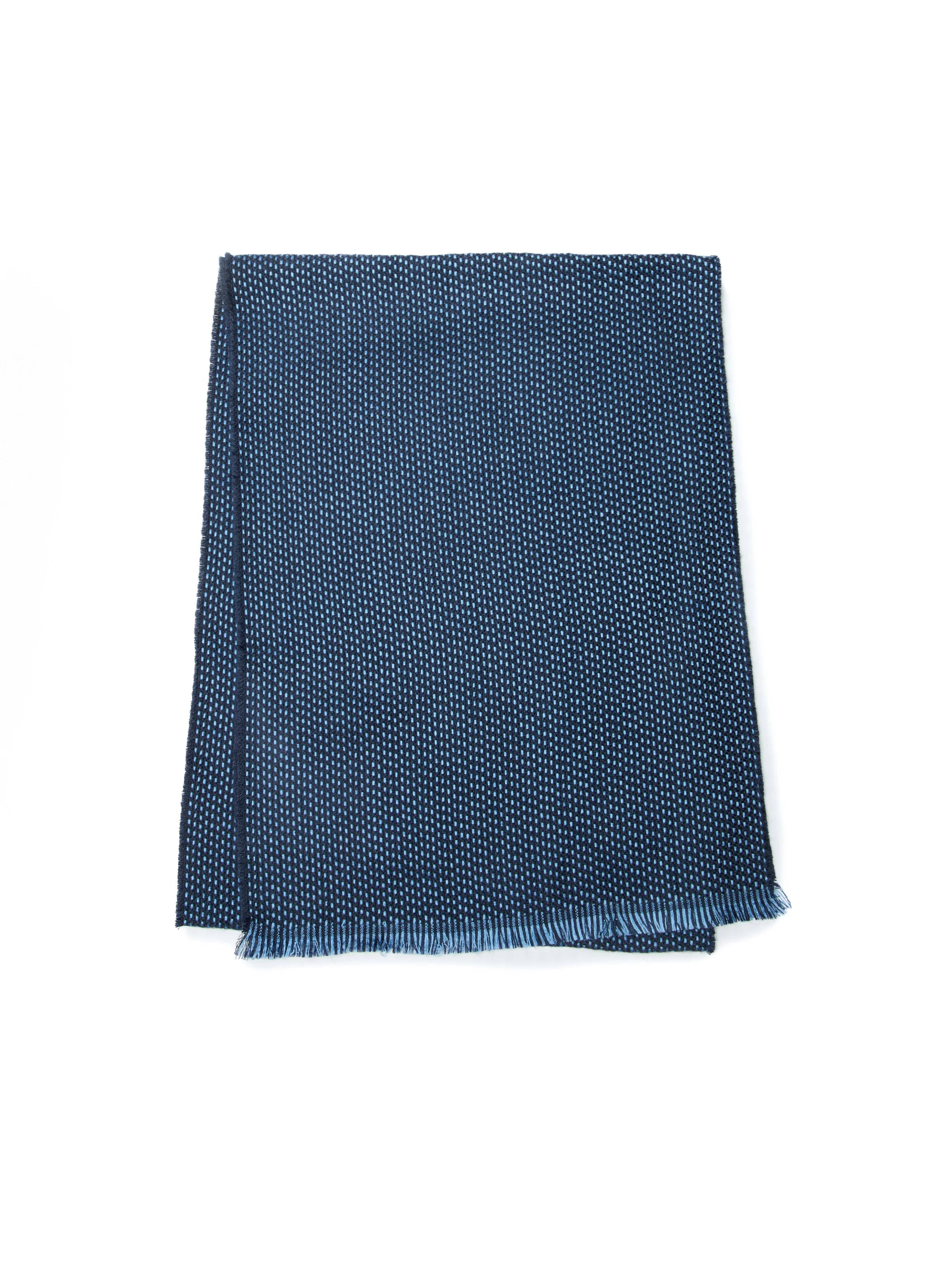 Foulard en tricot à deux tons