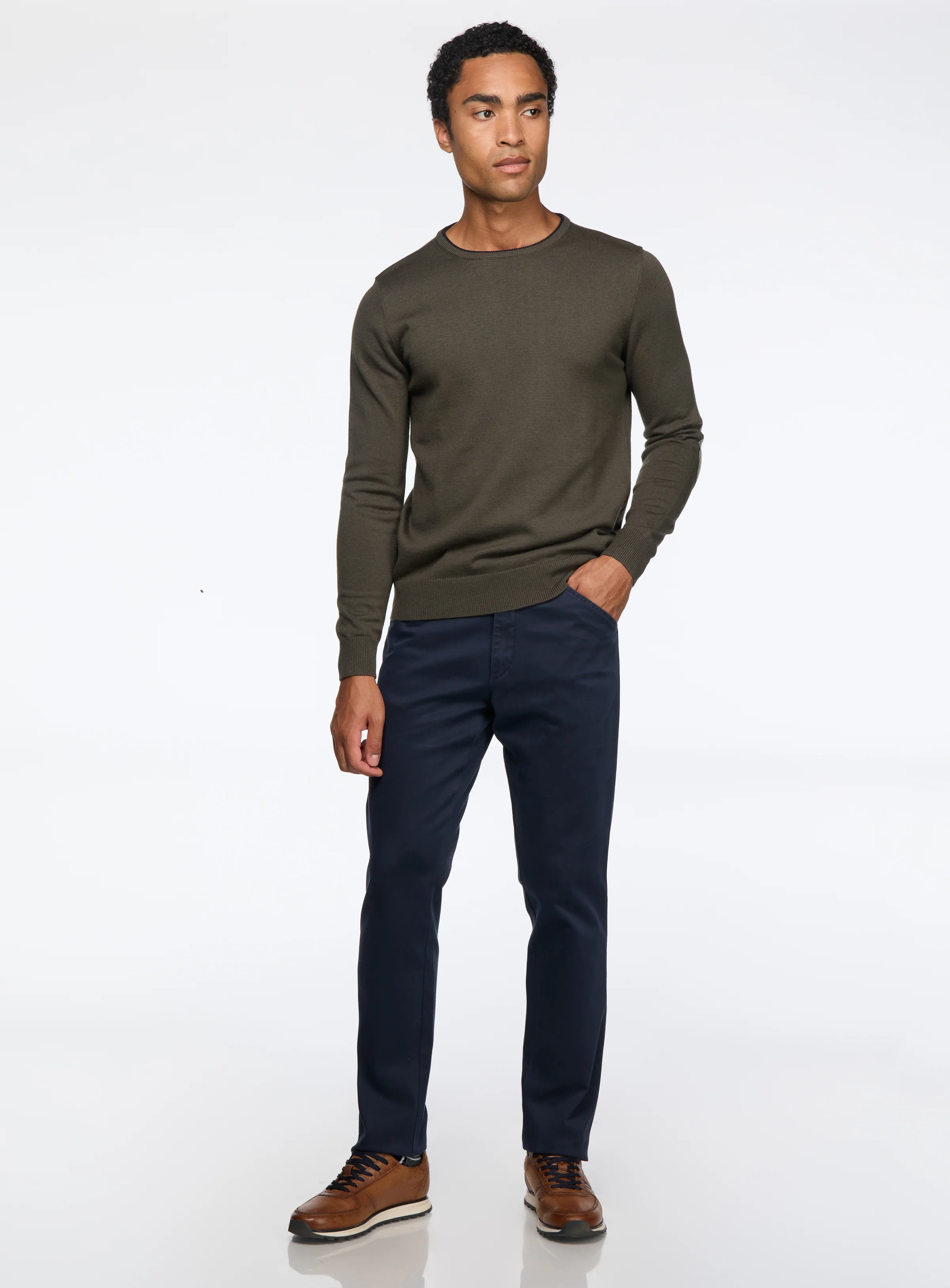 Chino à micro texture 'CHICAGO5617'