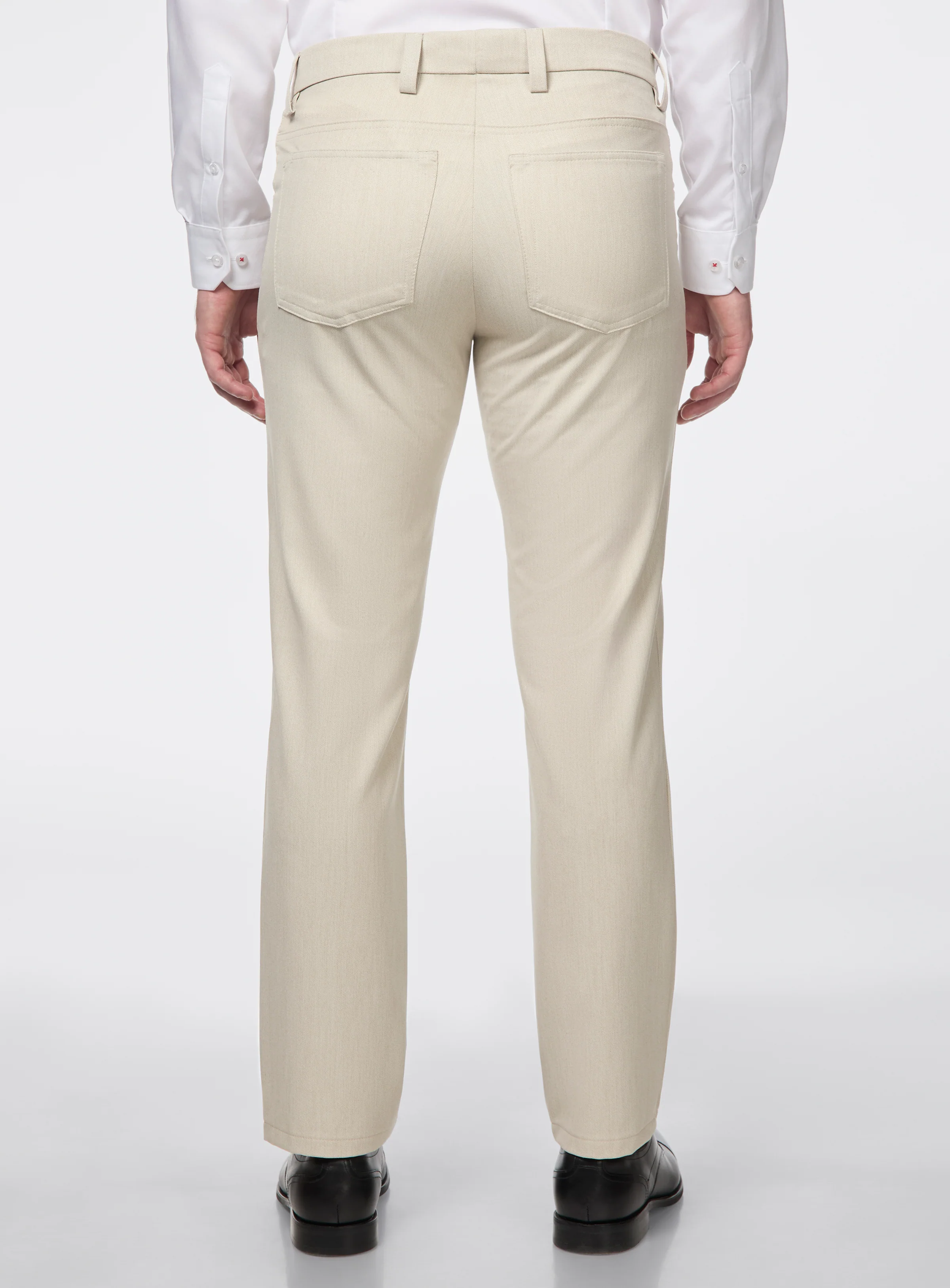 Pantalon habillé à effet lin - Image 3