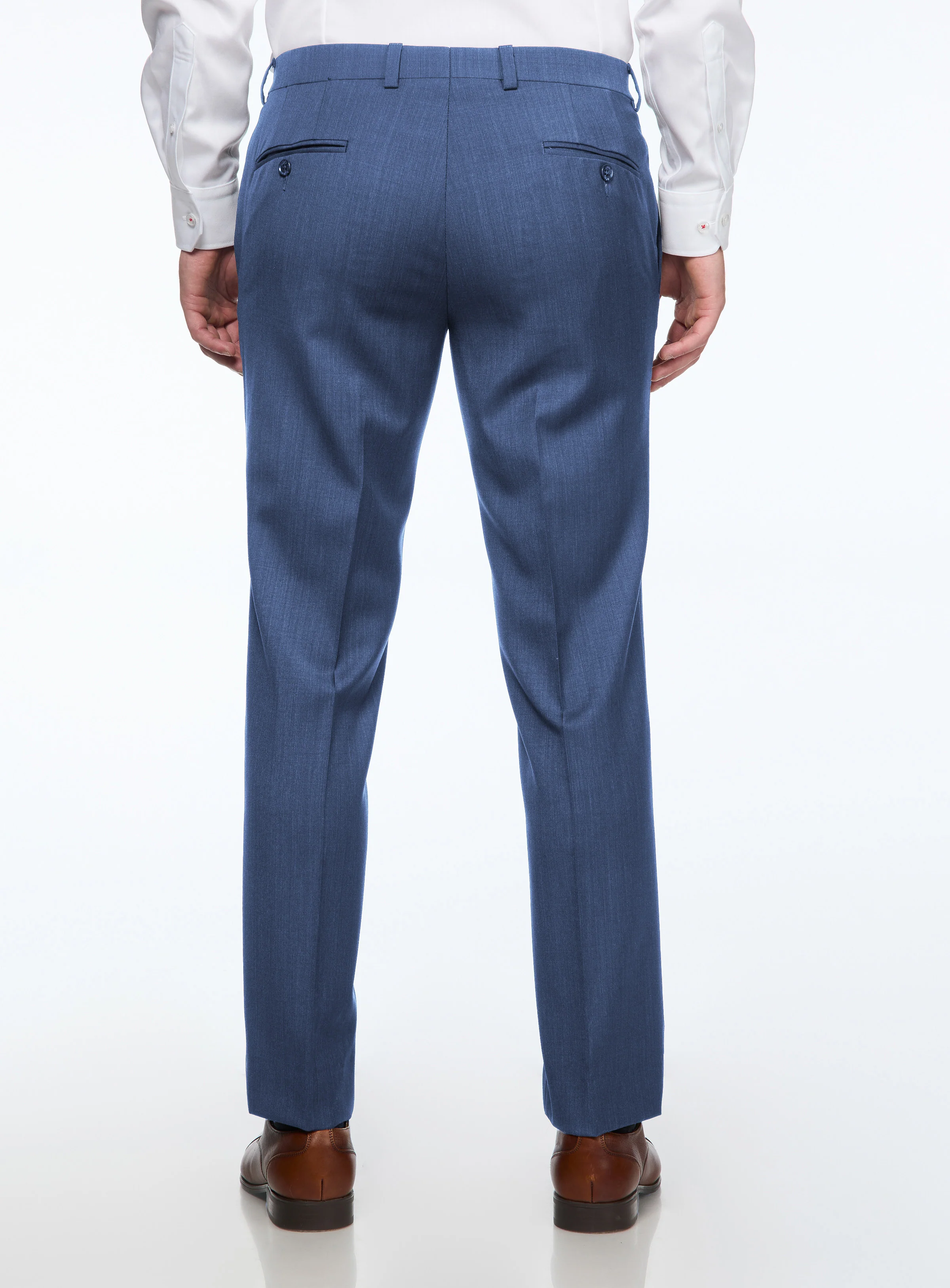 Pantalon habillé à faux uni - Image 3