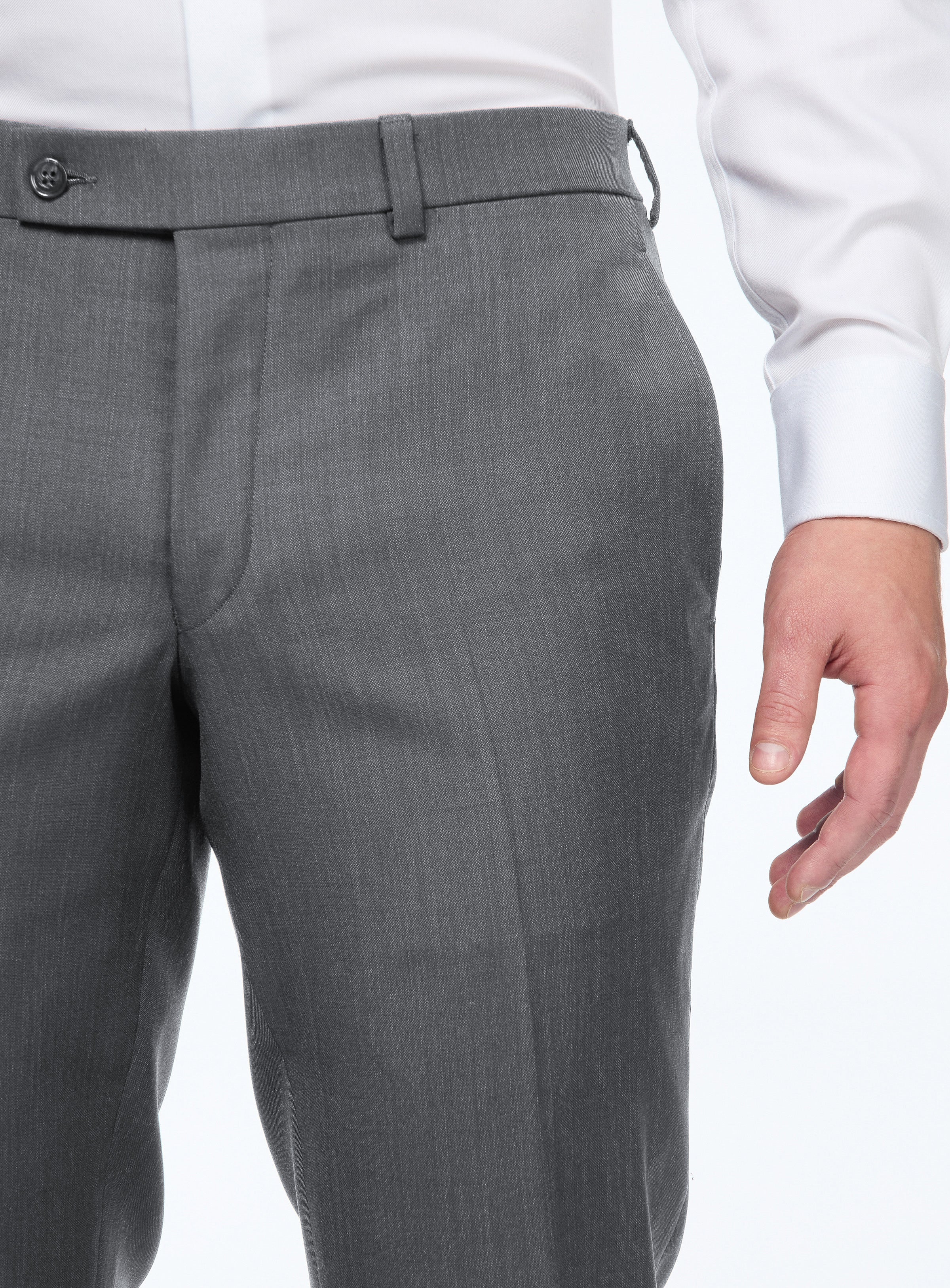 Pantalon habillé à faux uni - Image 5
