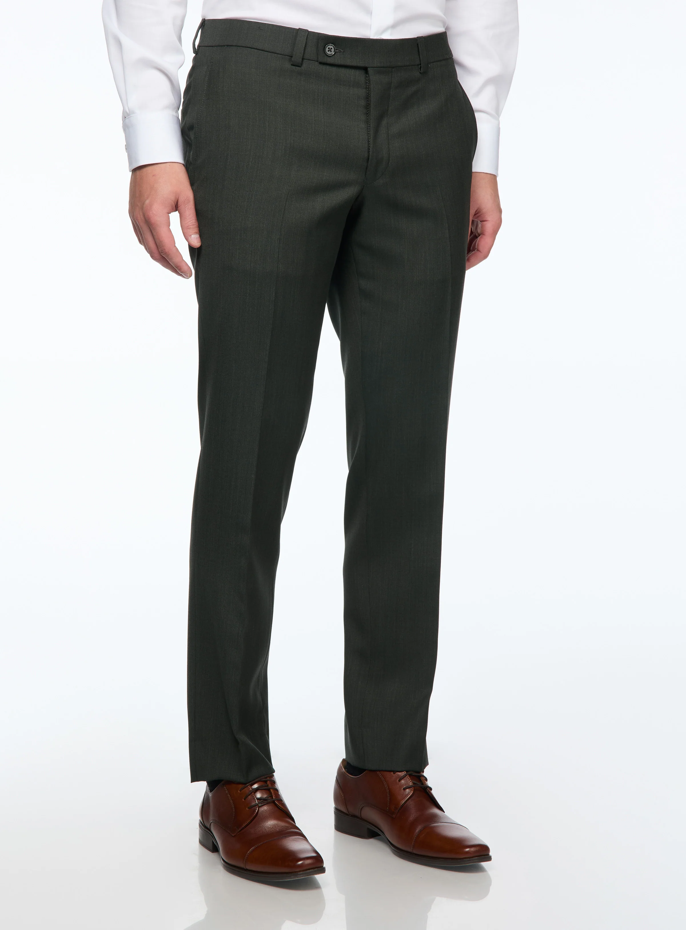 Pantalon habillé à faux uni - Image 7