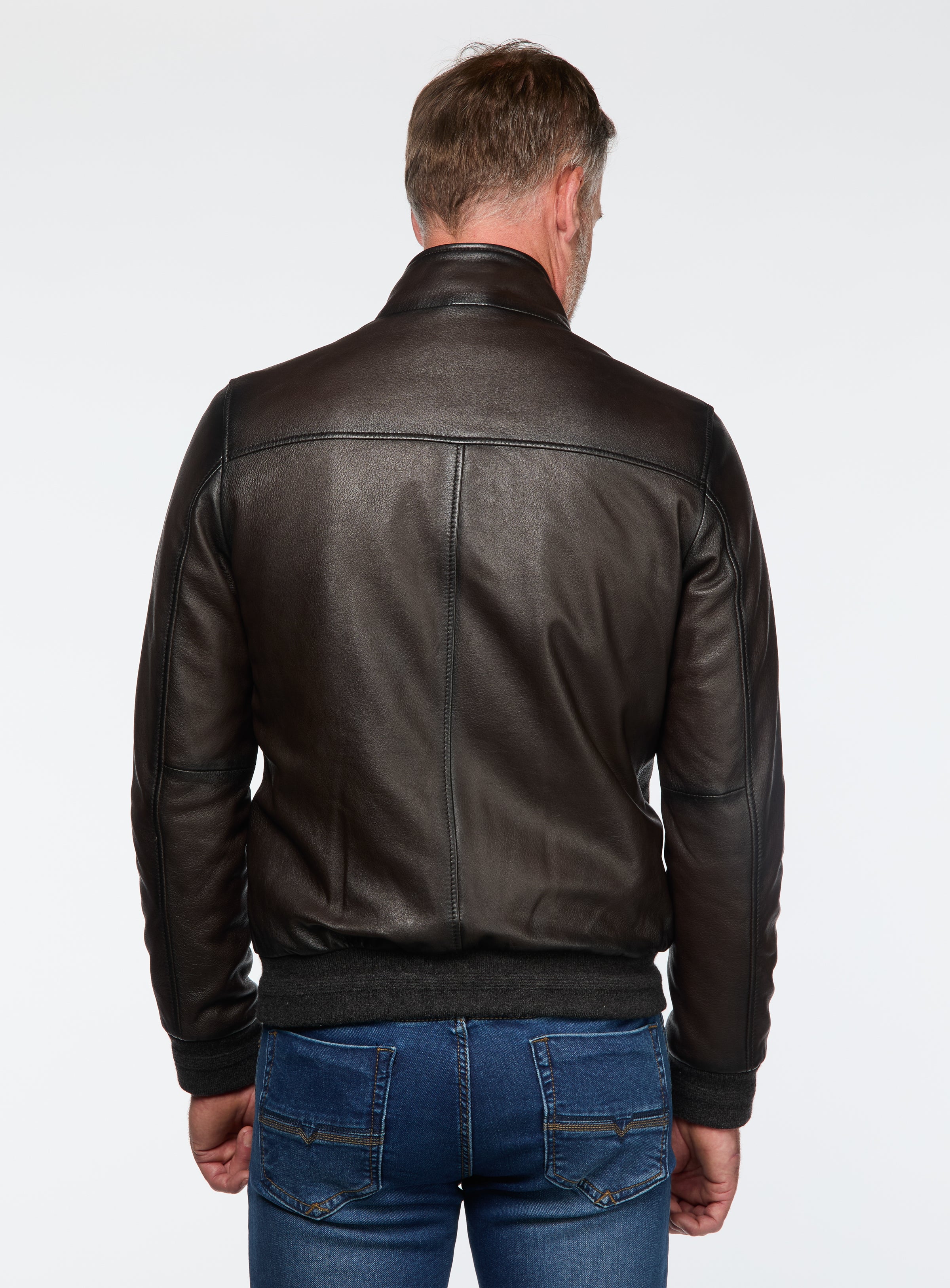 Manteau en cuir grainé - Image 3