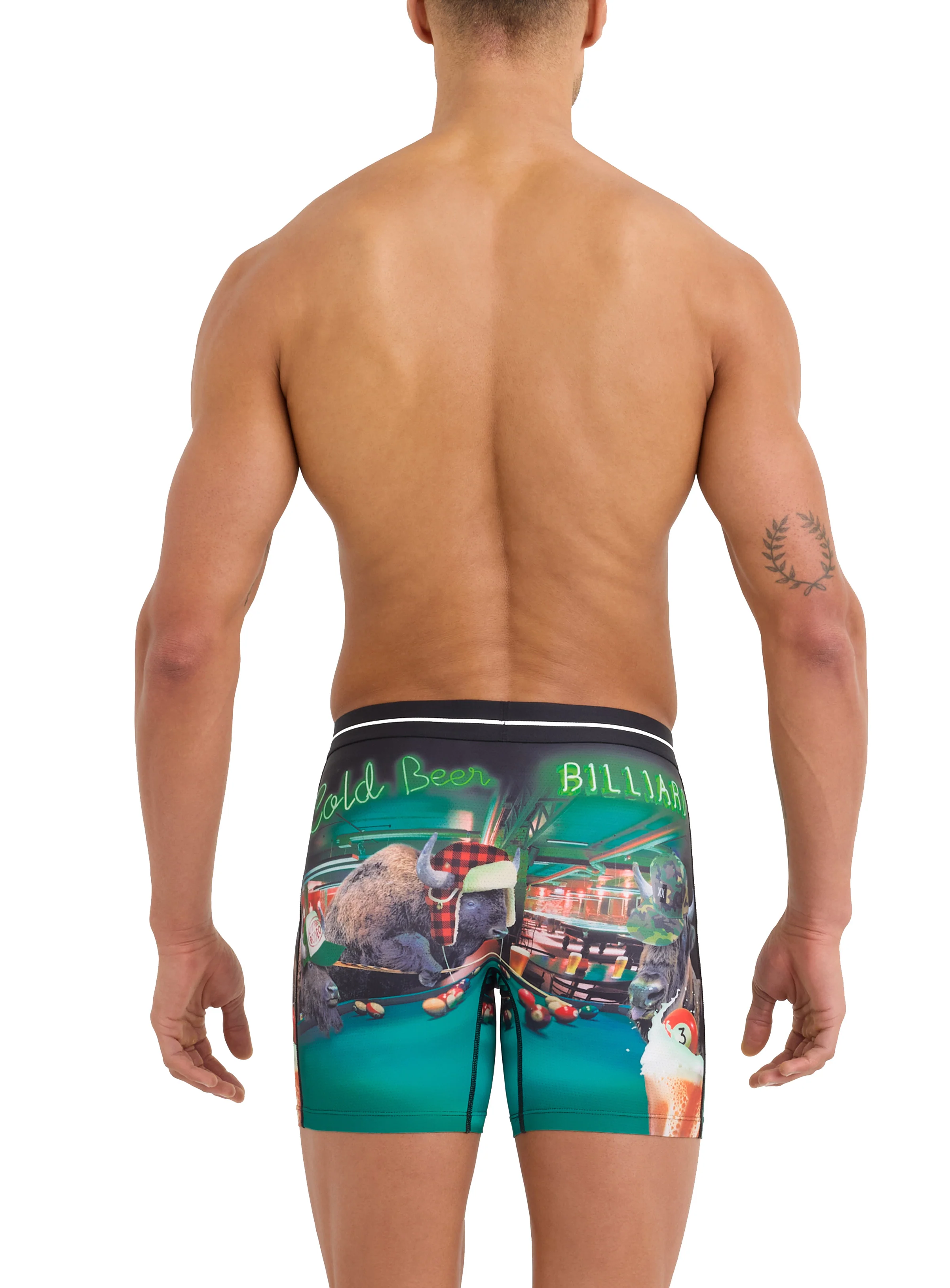 Sous-vêtement boxer imprimé de billard - Image 3